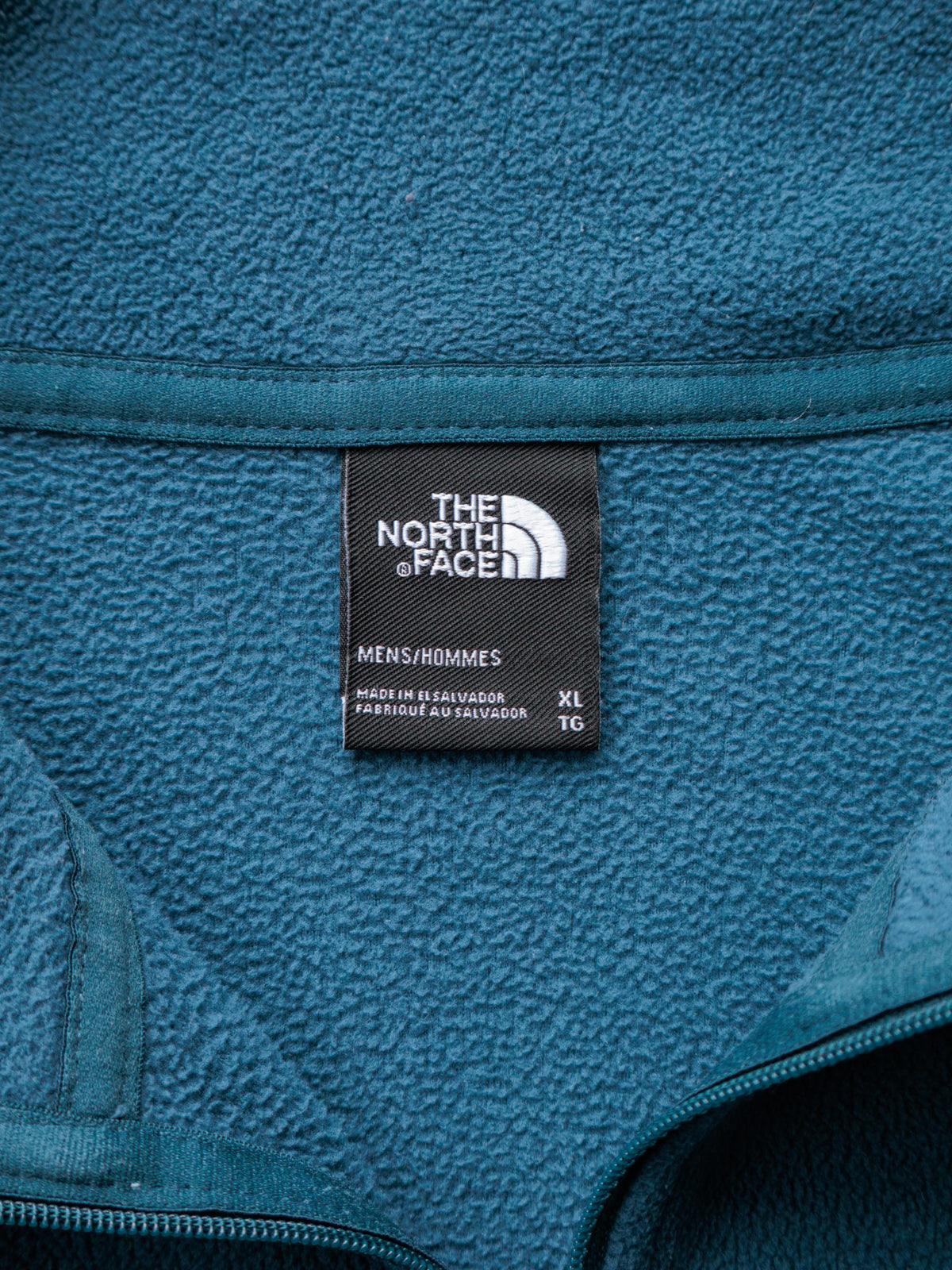 Vintage Teal The North Face Fleece Quarter Zip (XL)