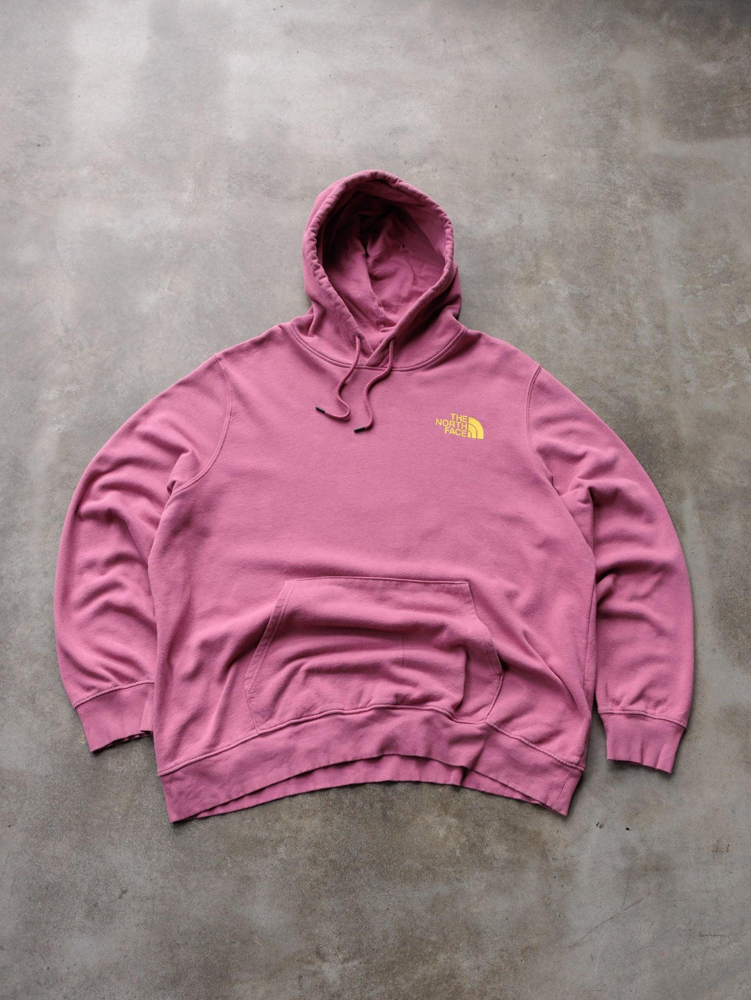 Vintage Pink The North Face Mountain Hoodie (2XL)