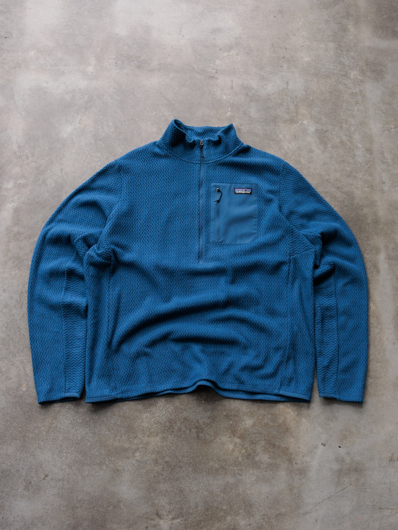 Blue Patagonia Fleece Quarter Zip (XL)