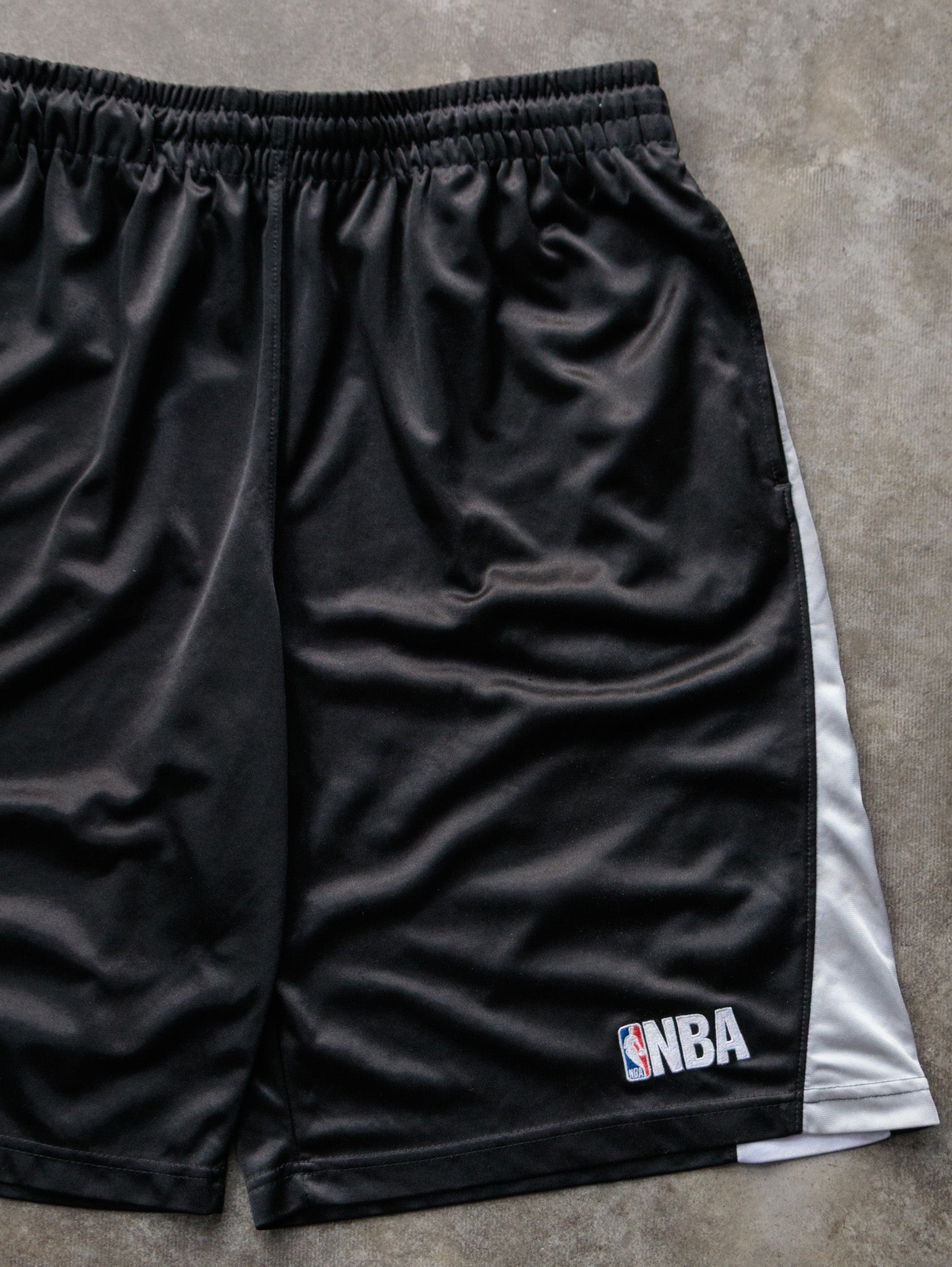 Vintage Black NBA Basketball Shorts (XL)