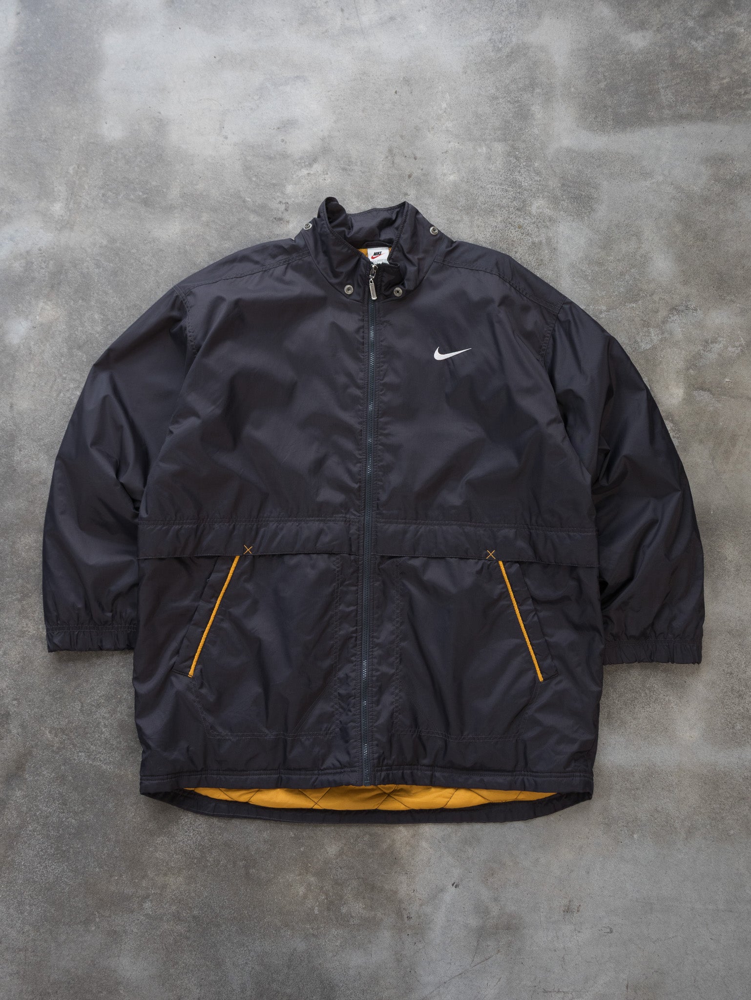 Vintage Nike Swoosh Quilted Jacket (XL)