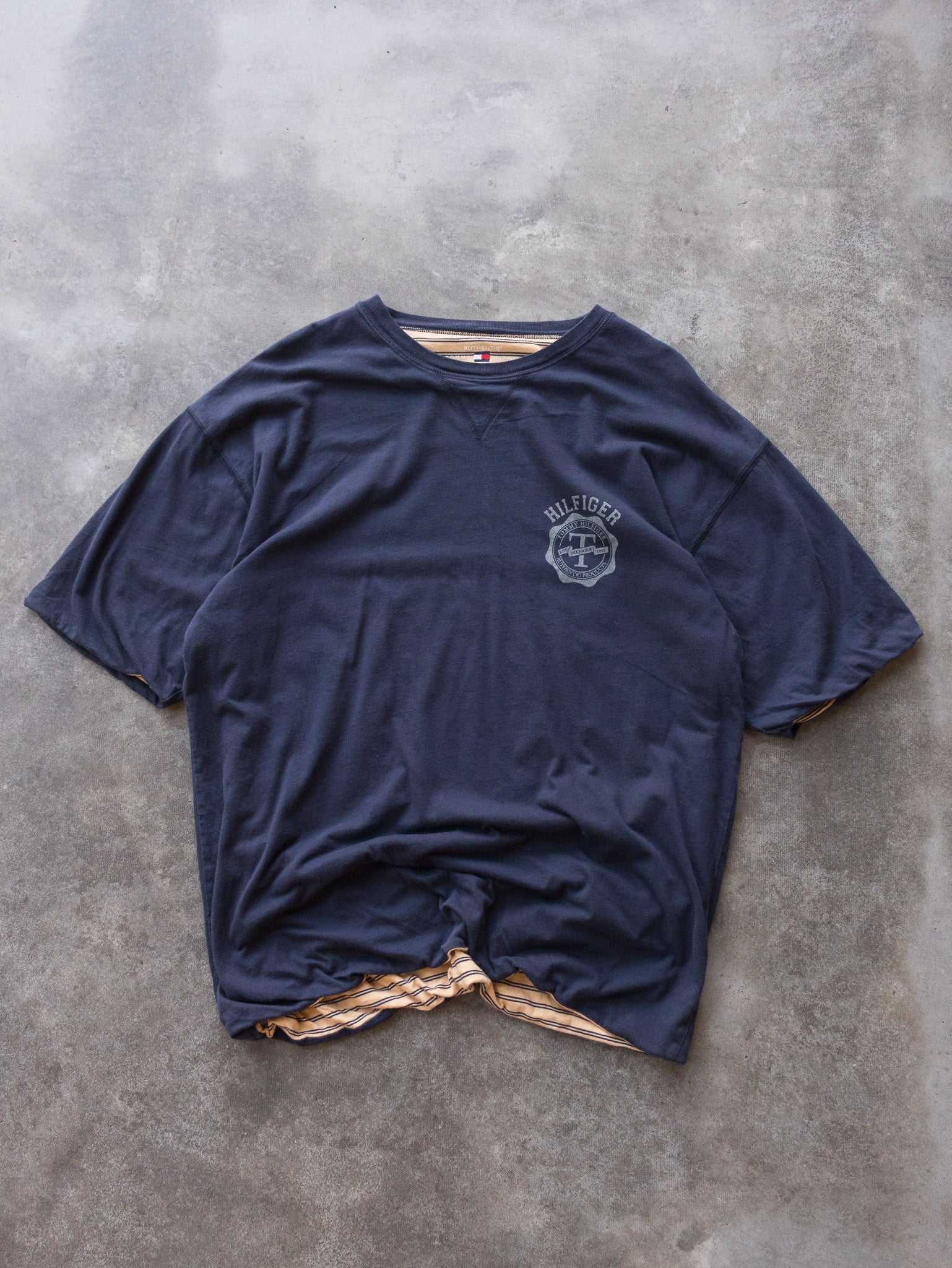 Vintage 00s Tommy Hilfiger Reversible Tee (XL)