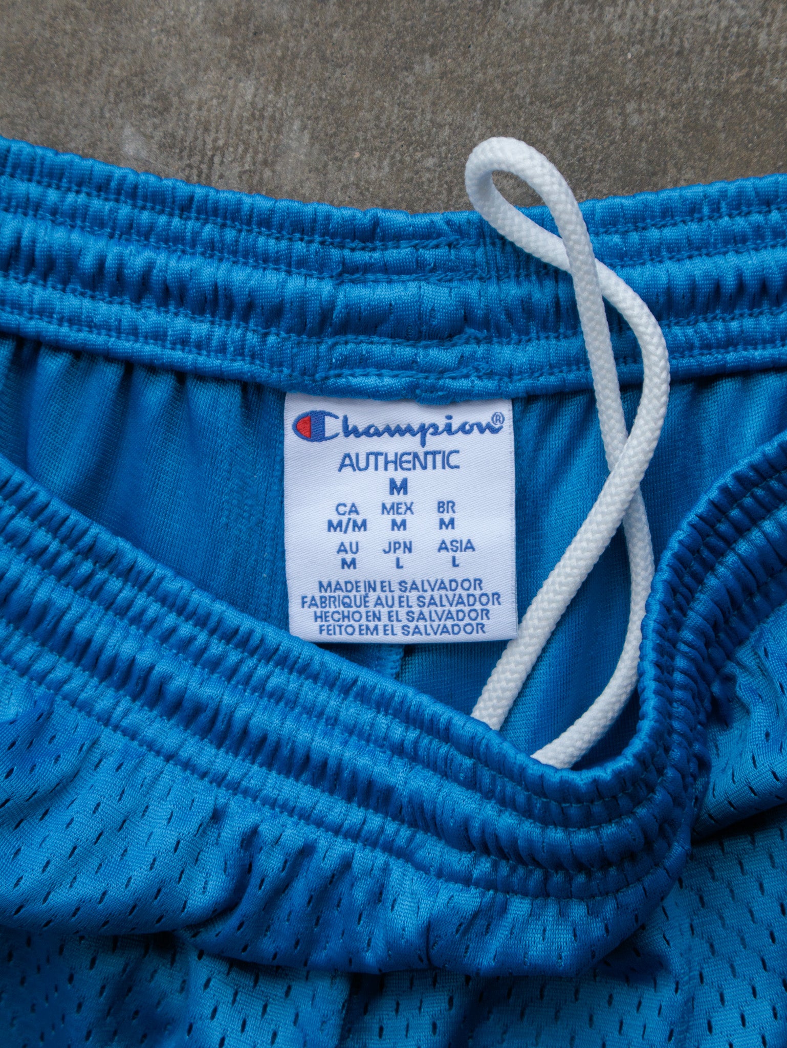 Vintage 00s Blue Champion Mesh Shorts (M)
