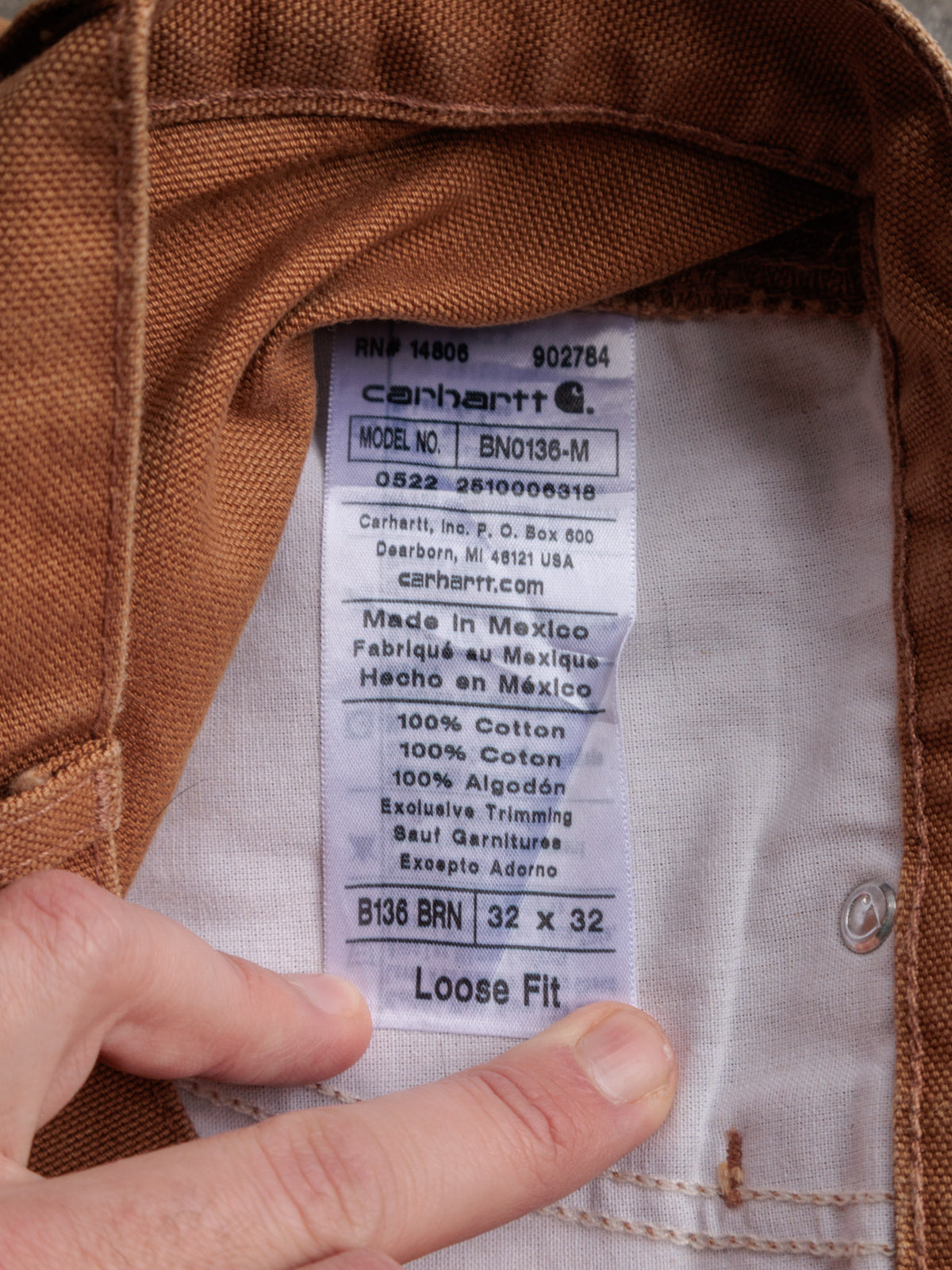 Vintage Brown Carhartt Carpenter Pants (W32)