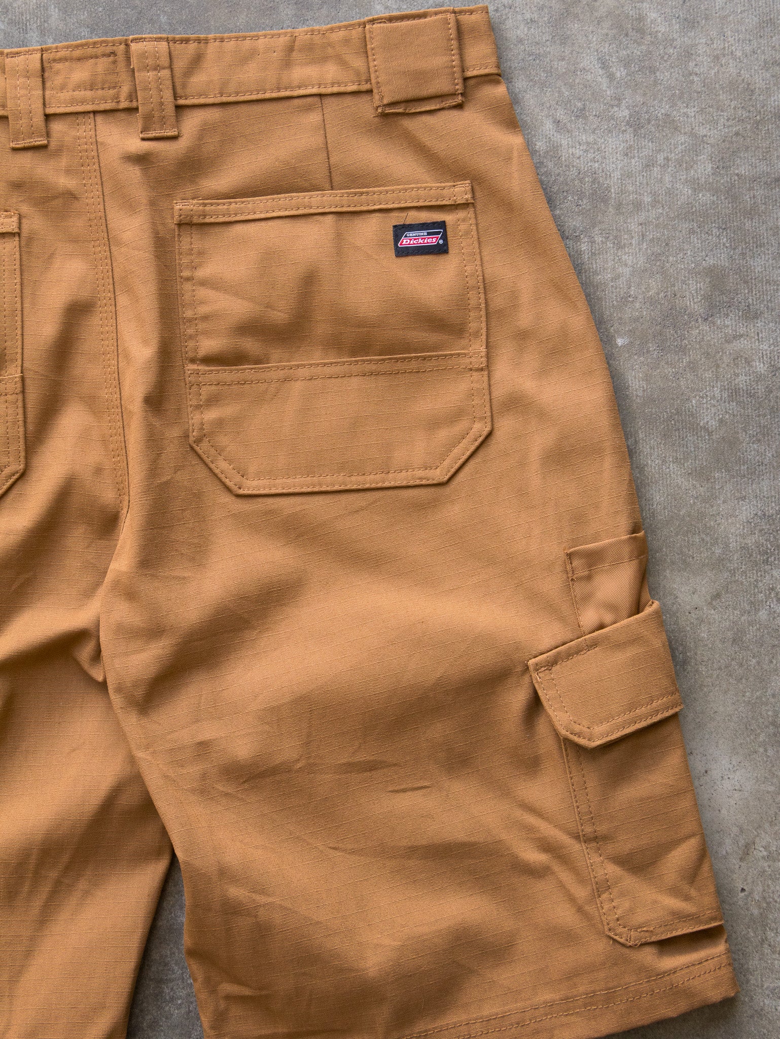 Brown Dickies Cargo Carpenter Shorts (32)