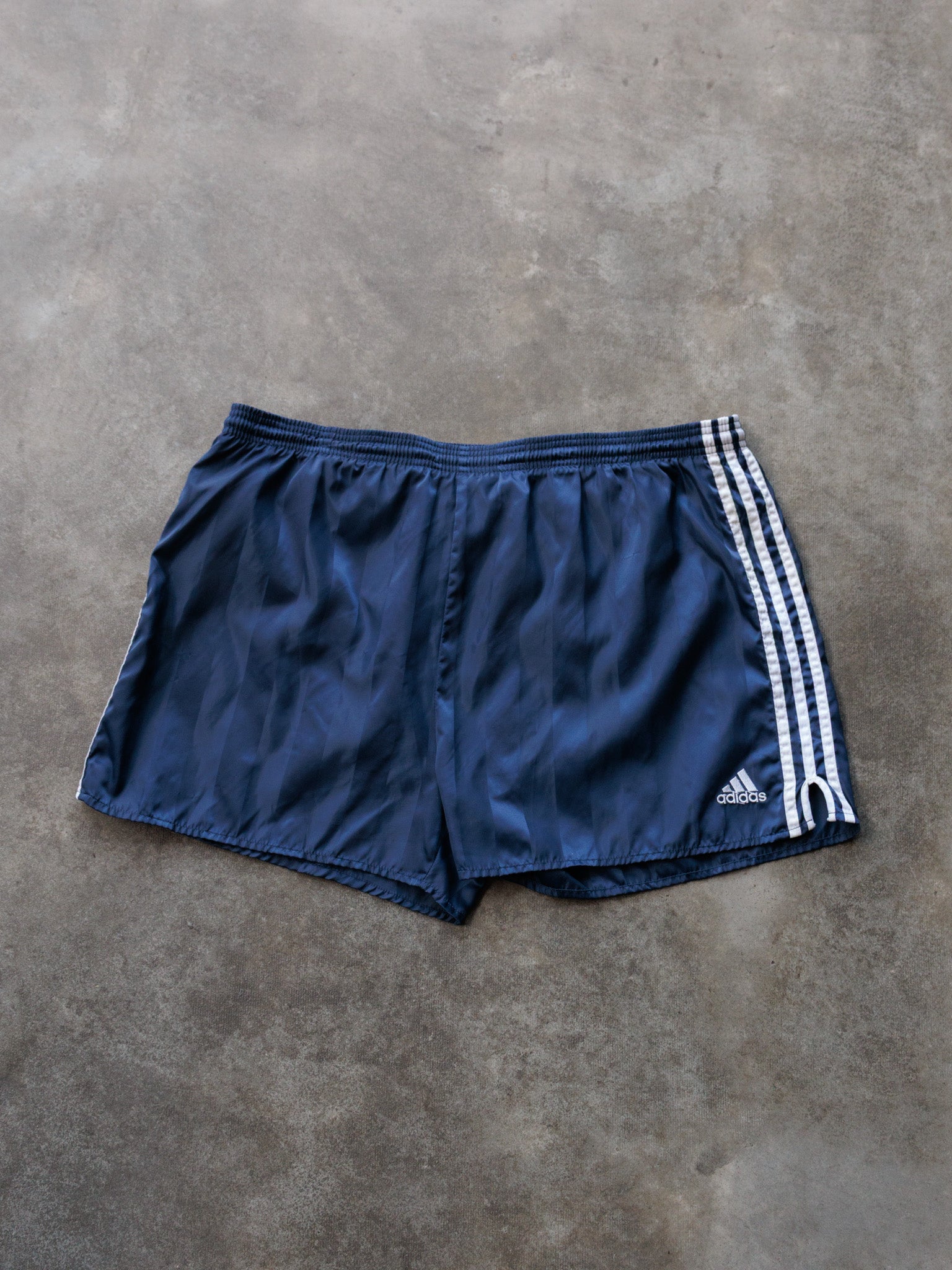 Vintage 00s Navy Adidas Shorts (L)