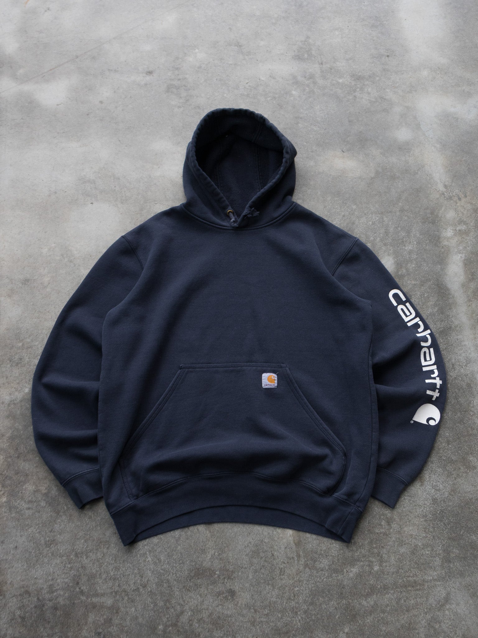 Vintage Navy Carhartt Hoodie (M)