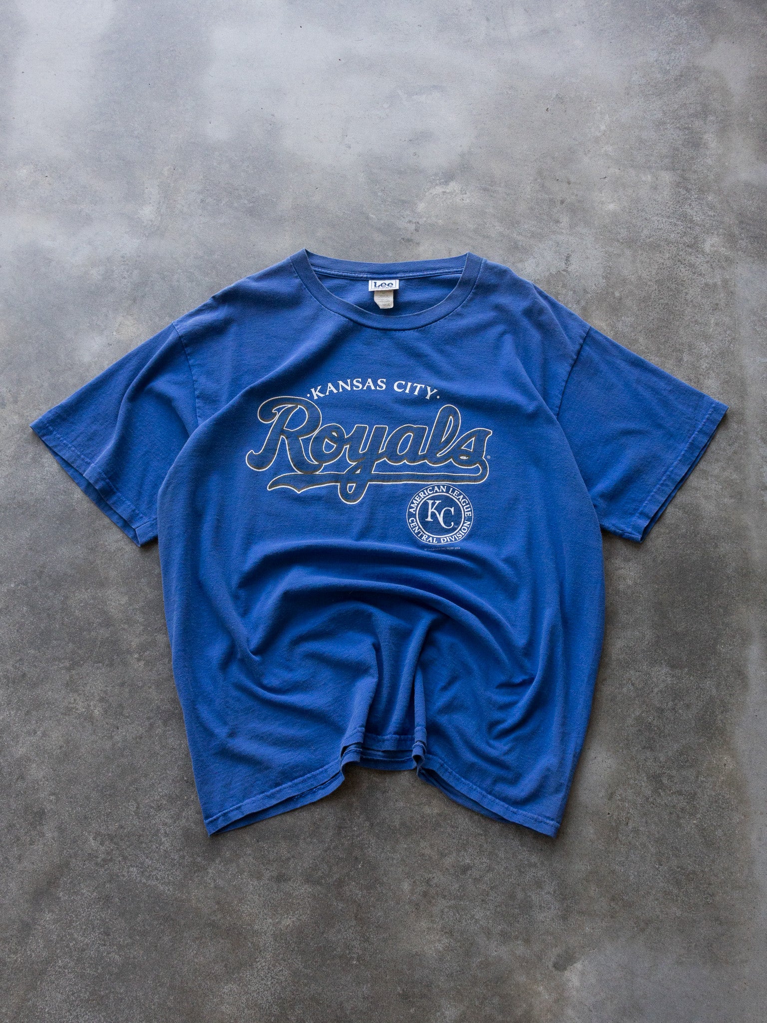 Vintage 2004 Blue Kansas City Royals Tee (XL)