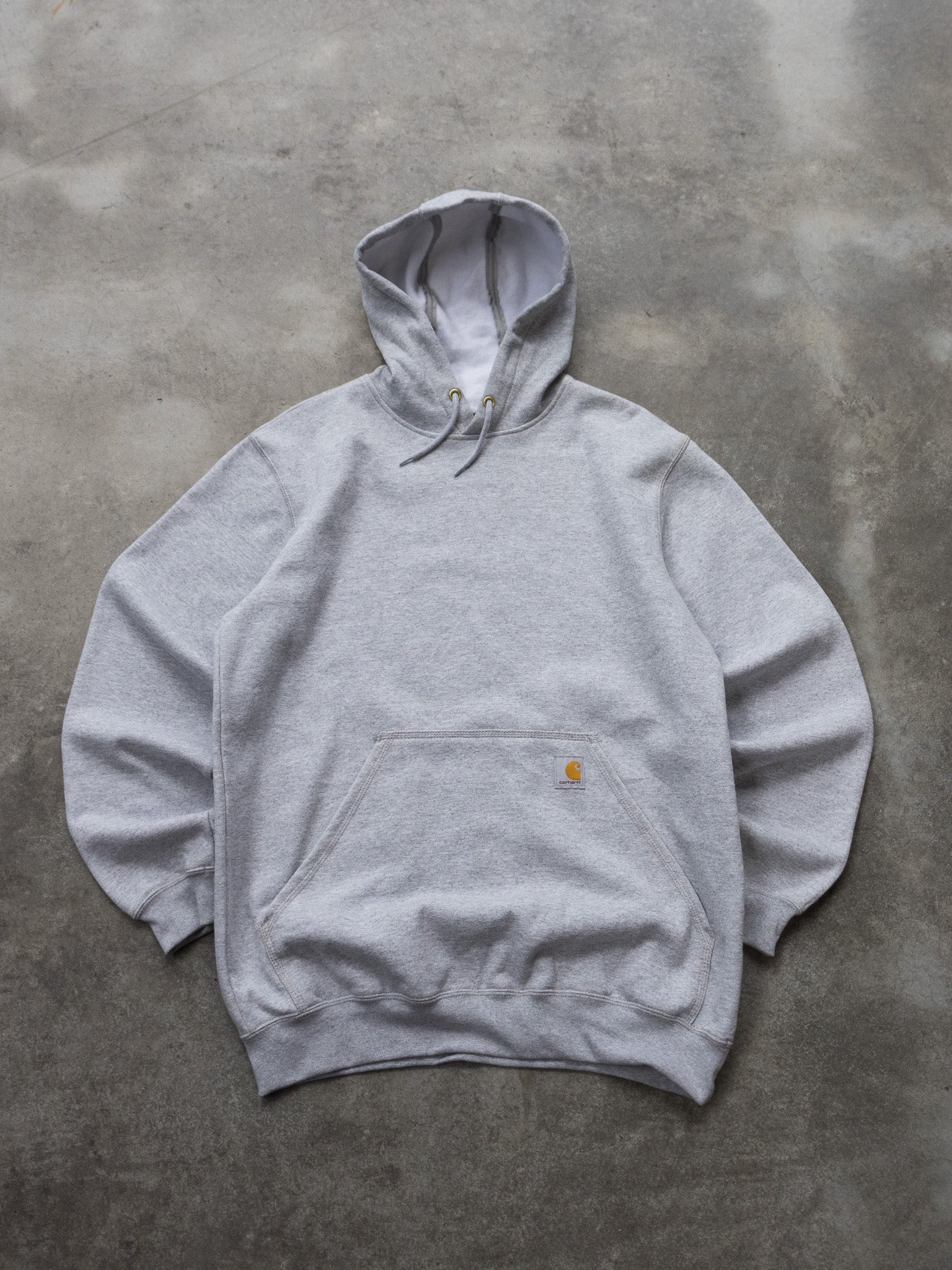 Vintage Grey Carhartt Hoodie (M)