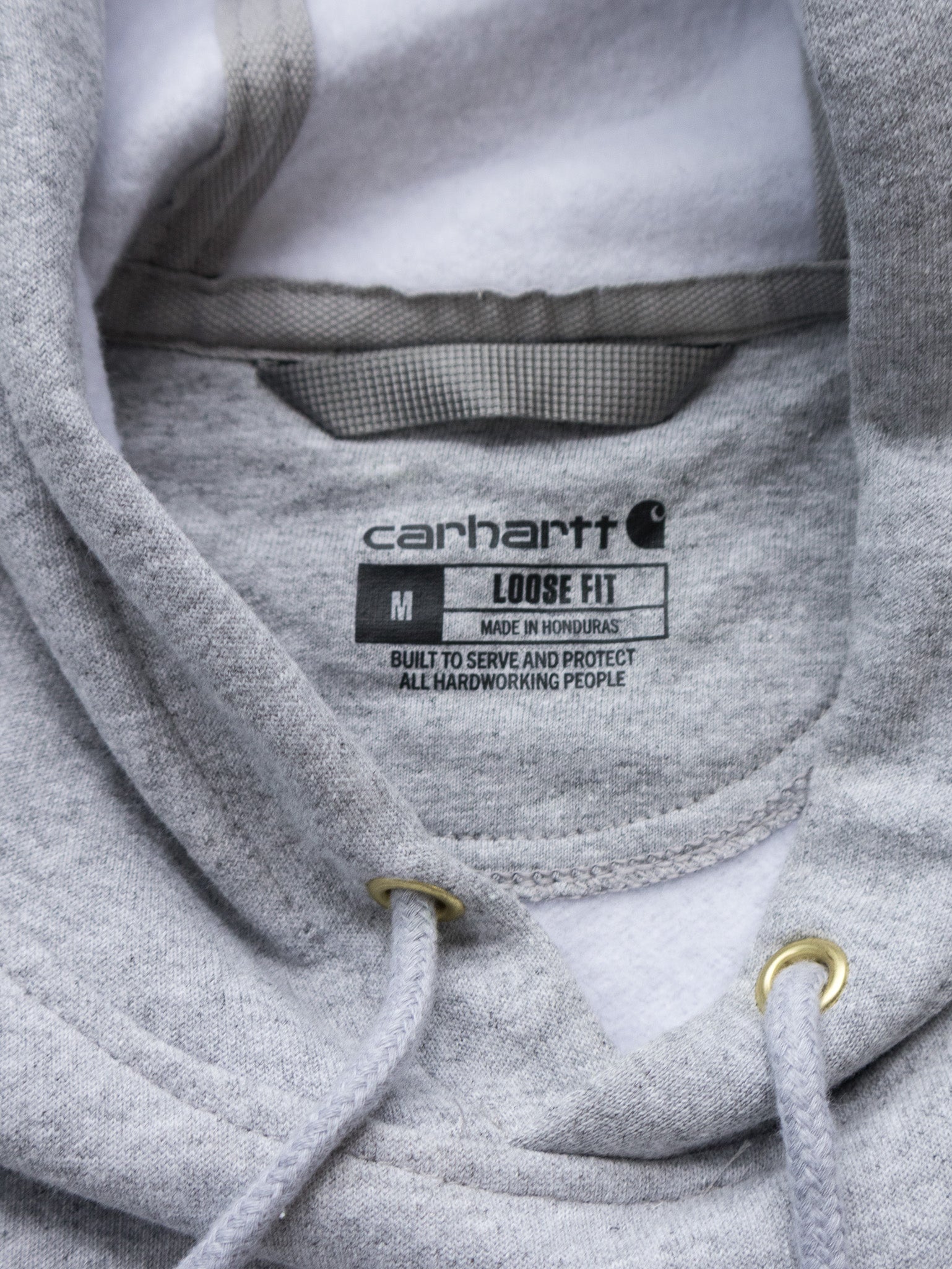 Vintage Grey Carhartt Hoodie (M)