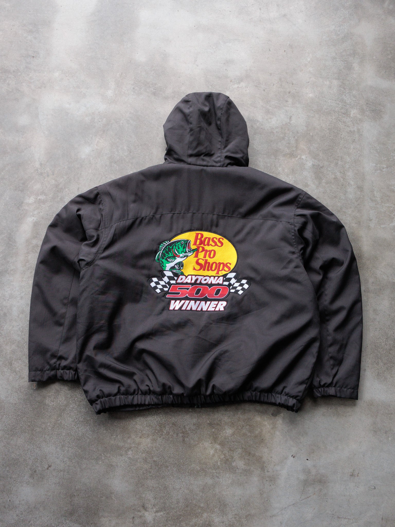 Vintage 00s Black Bass Pro Shops Jacket (XL)