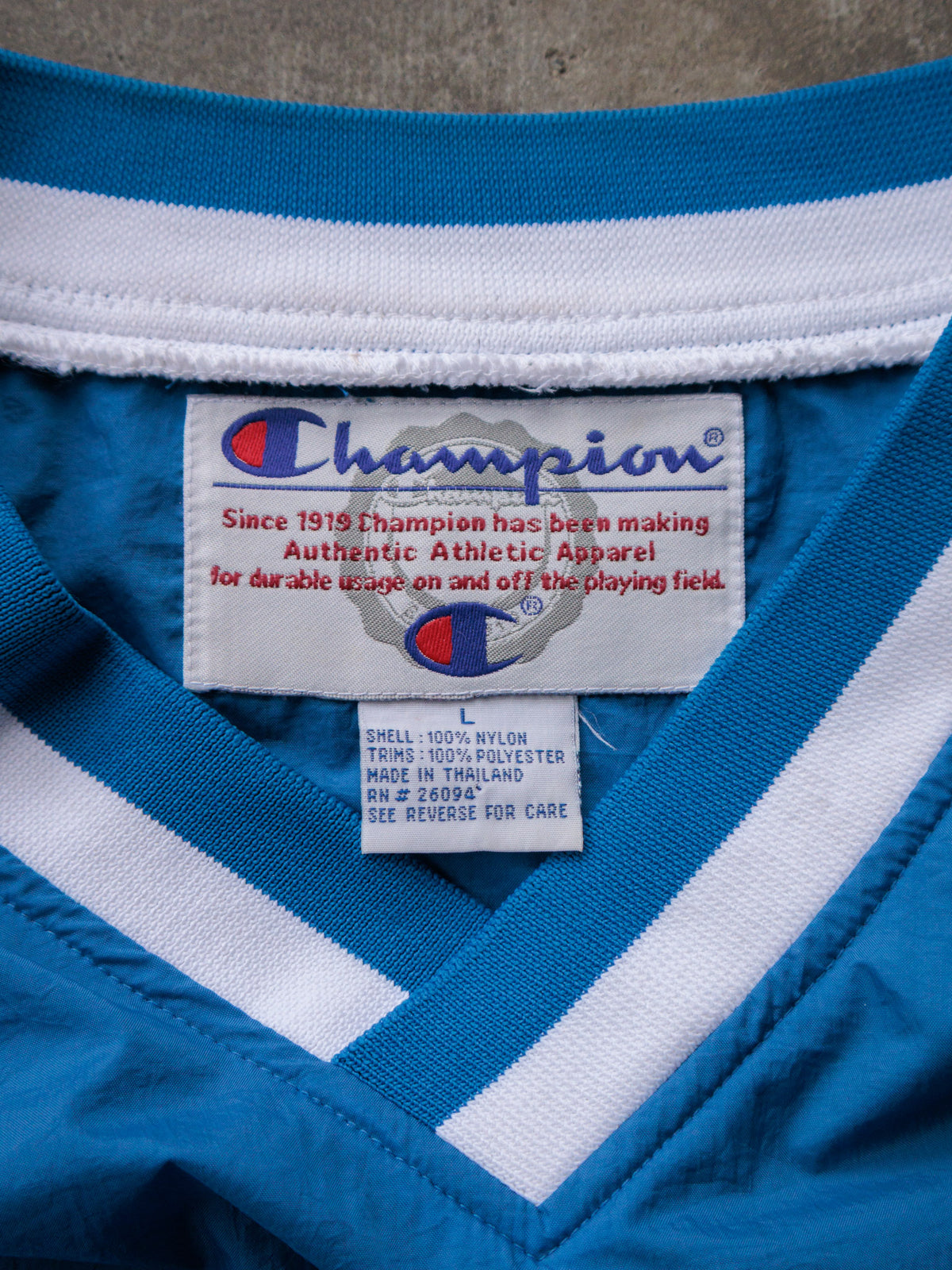 Vintage 90s Blue Champion Windbreaker (L)