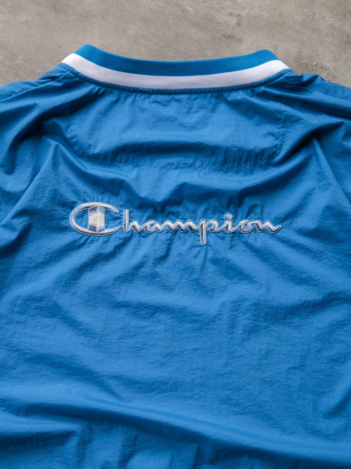 Vintage 90s Blue Champion Windbreaker (L)