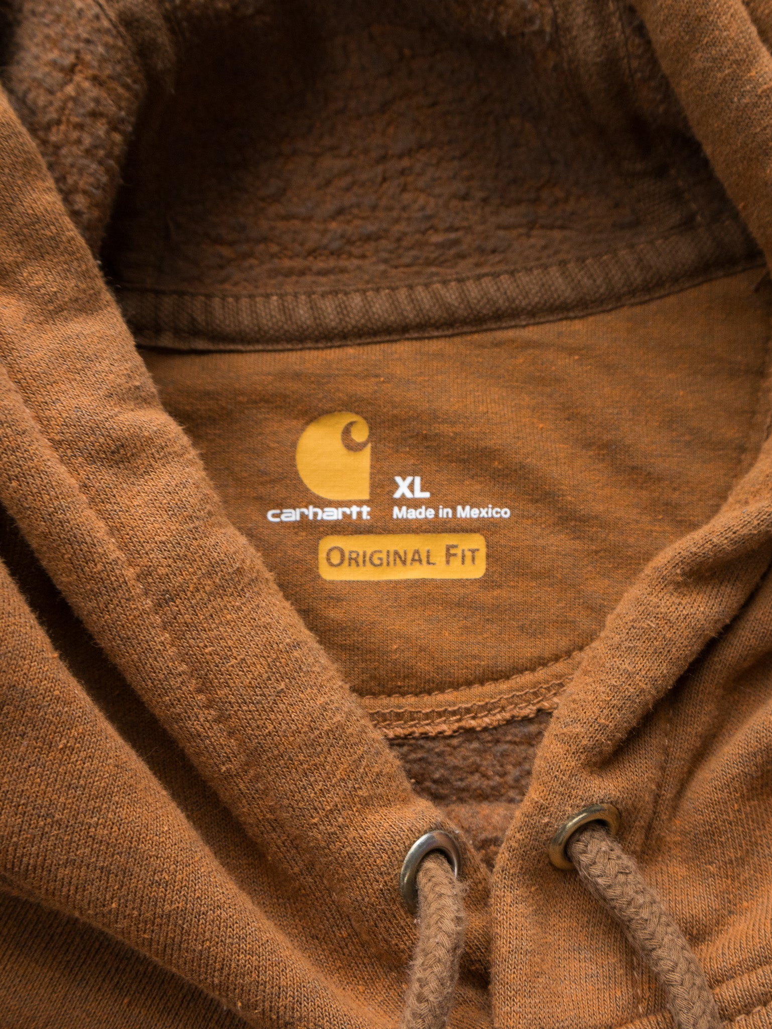 Vintage Carhartt Brown Hoodie (XL)