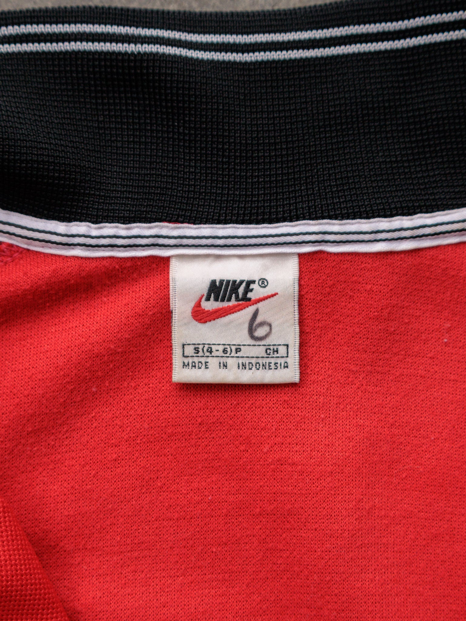 Vintage 90s Red Nike Santa Clara Track Jacket (Women's S)