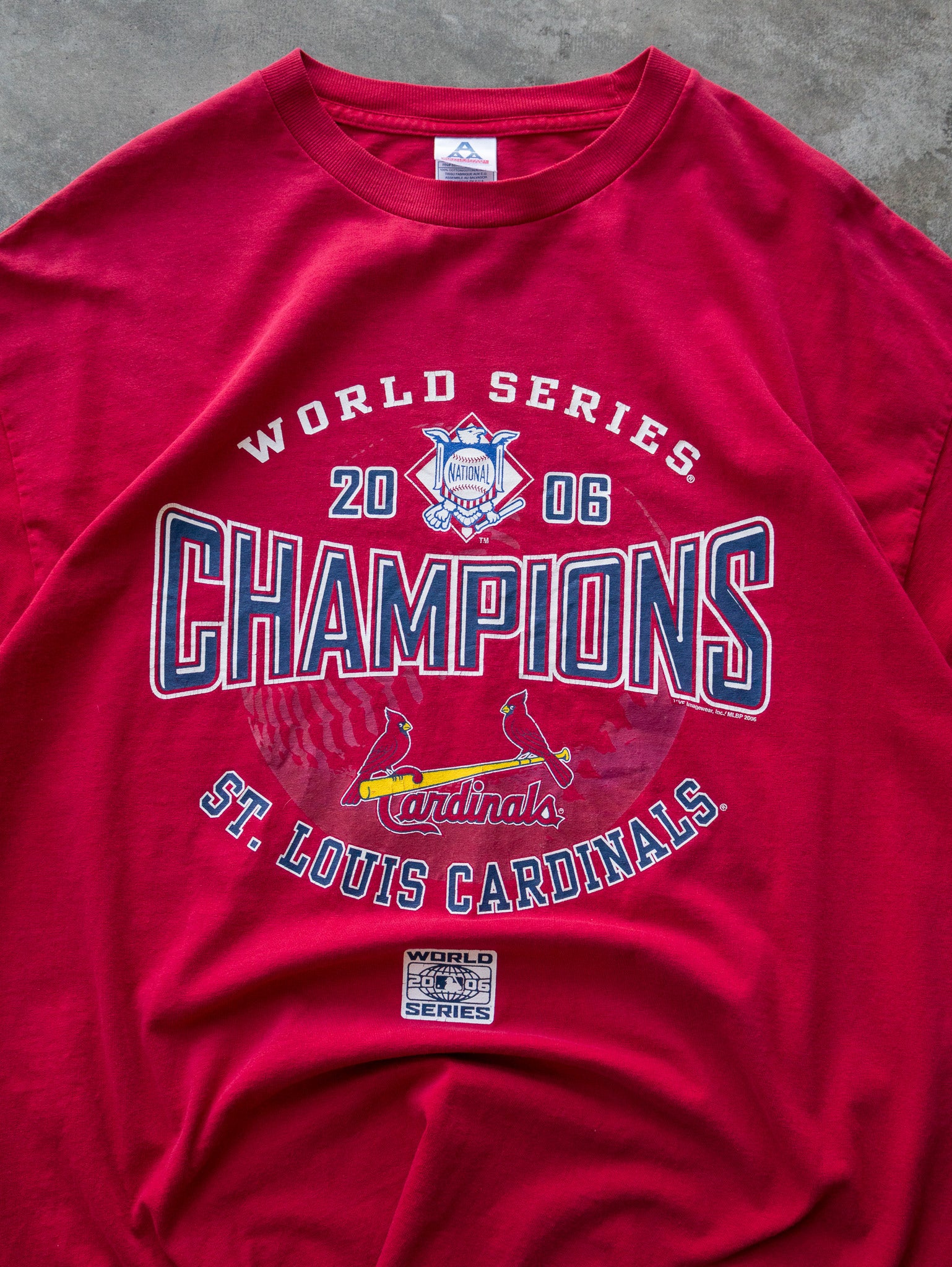 Vintage 2006 St. Louis Cardinals World Series Champs Tee (XL)