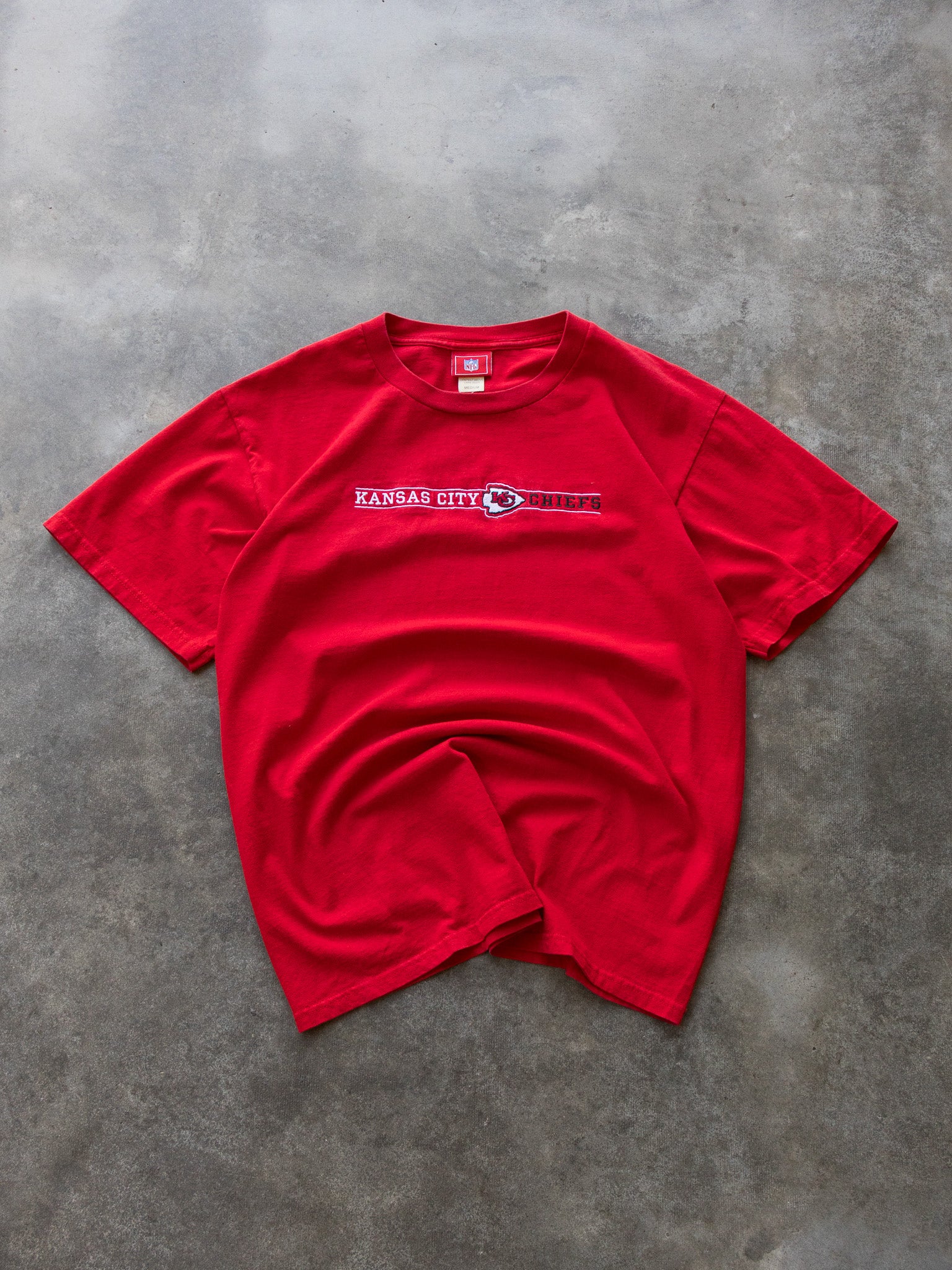 Vintage Red Kansas City Chiefs Tee (M)