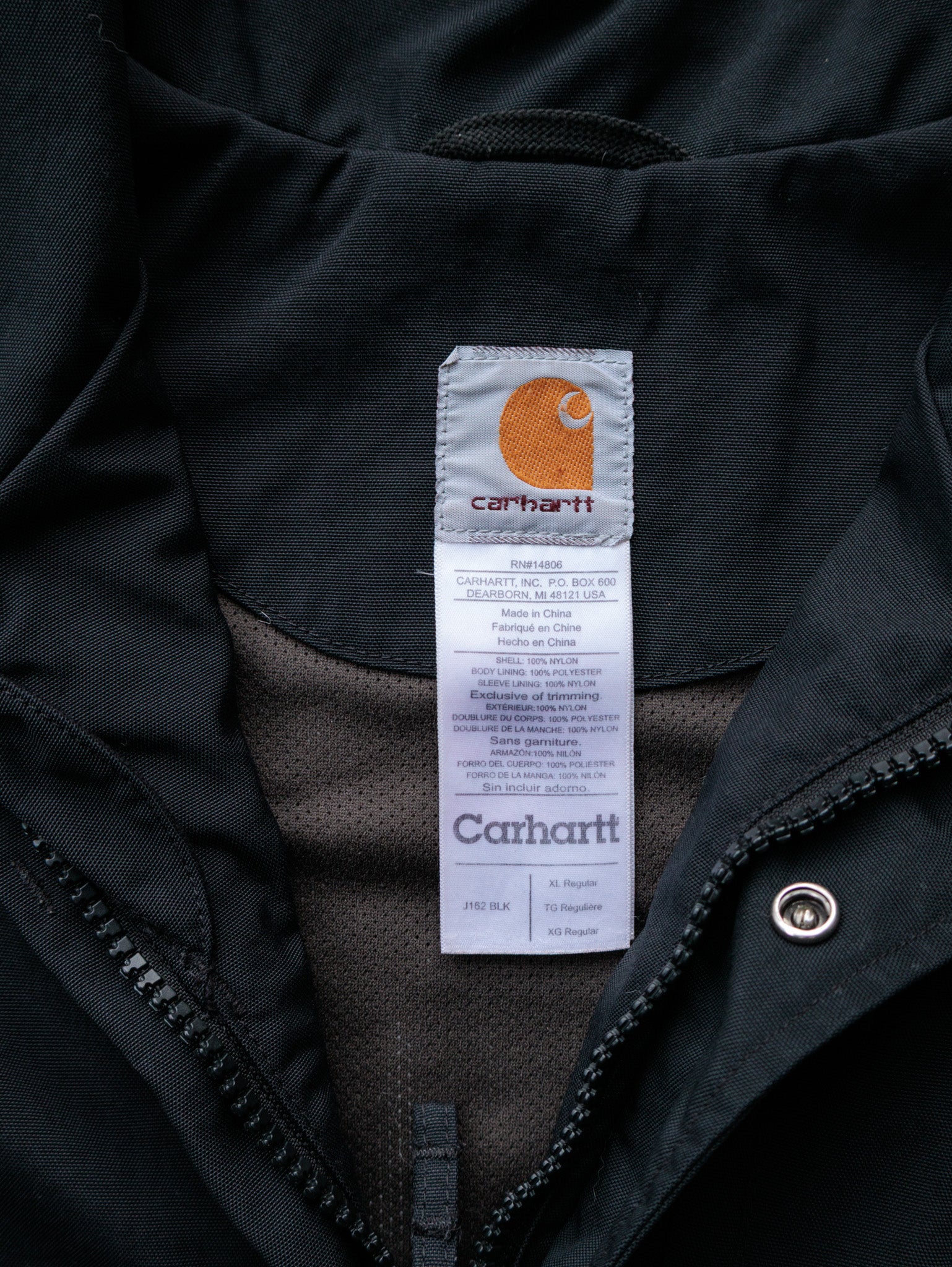 Vintage Black Carhartt Jacket (XL)
