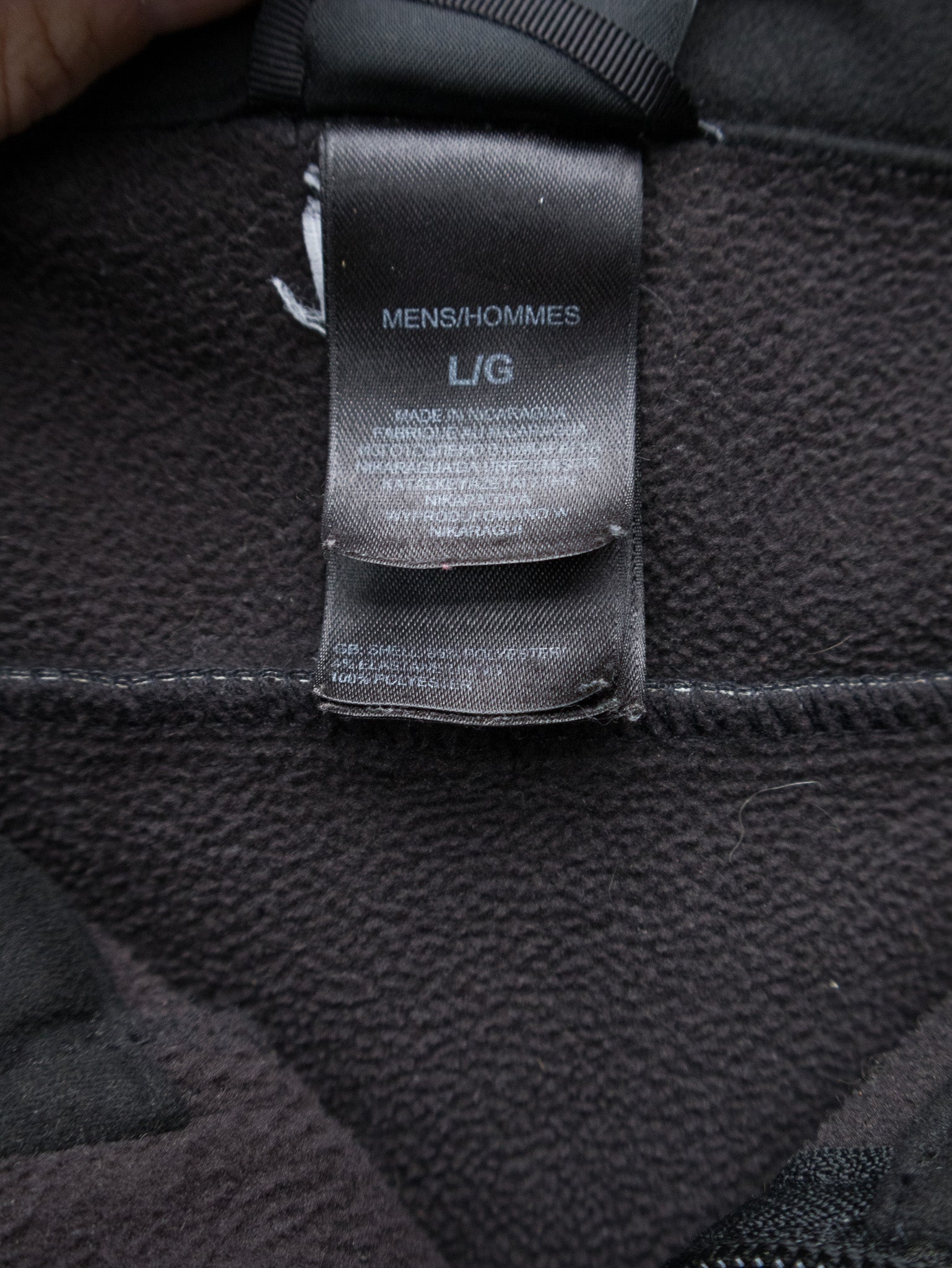 Vintage The North Face Black Softshell Jacket (L)