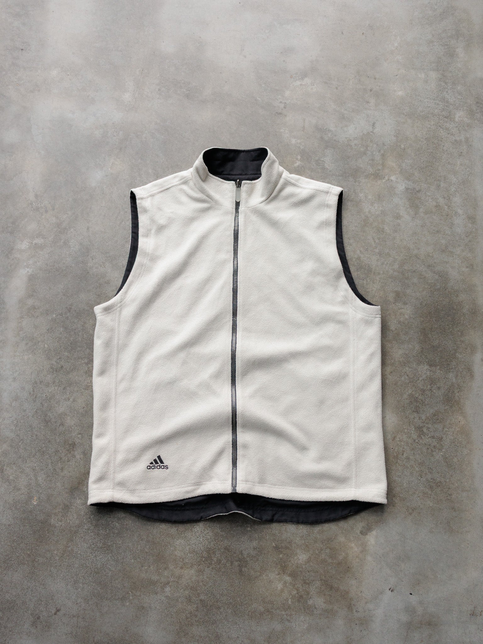 Vintage 00s Black & White Adidas Reversible Vest (-)