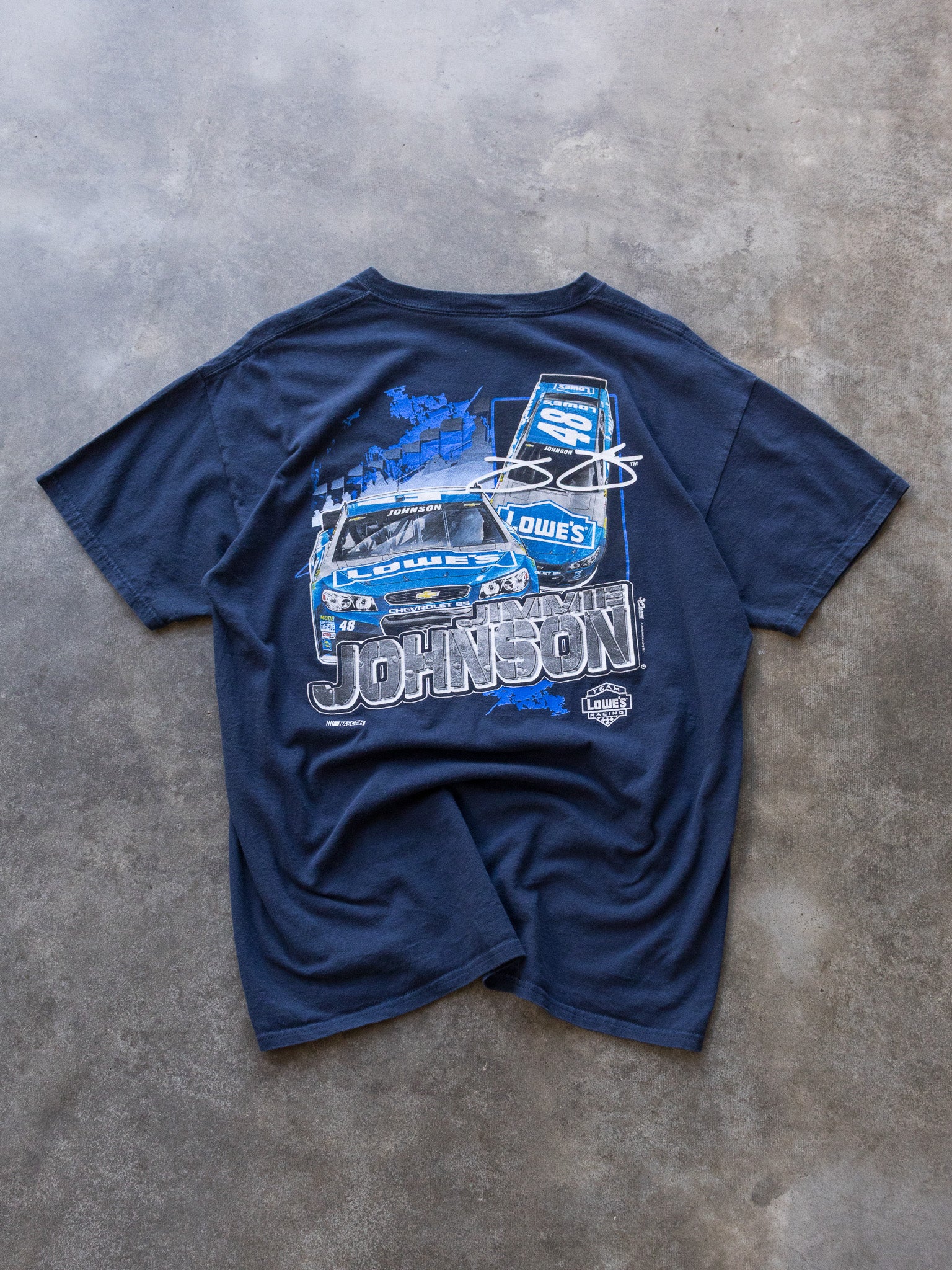 Vintage 00s Jimmie Johnson NASCAR Tee (L)