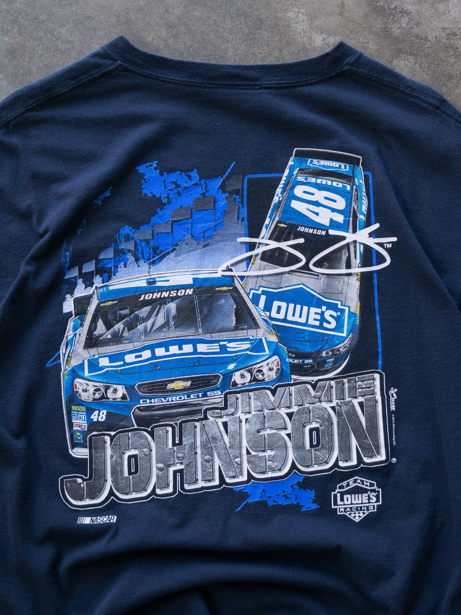 Vintage 00s Jimmie Johnson NASCAR Tee (L)