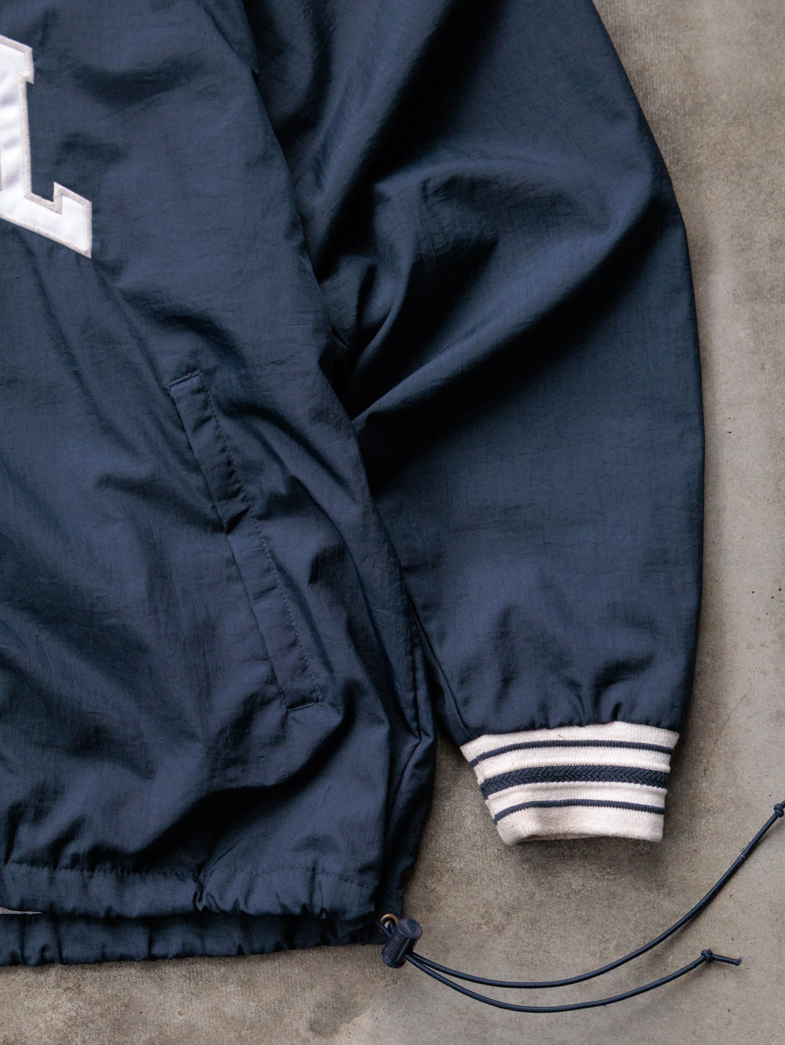 Vintage 90s Navy Champion Bethel Jacket (XL)