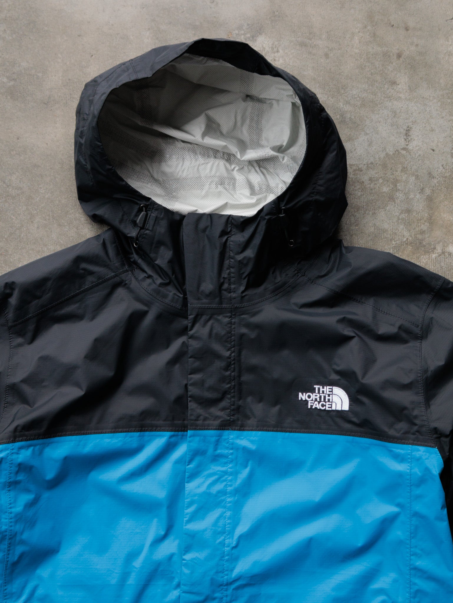 Vintage Black & Blue The North Face Jacket (L)