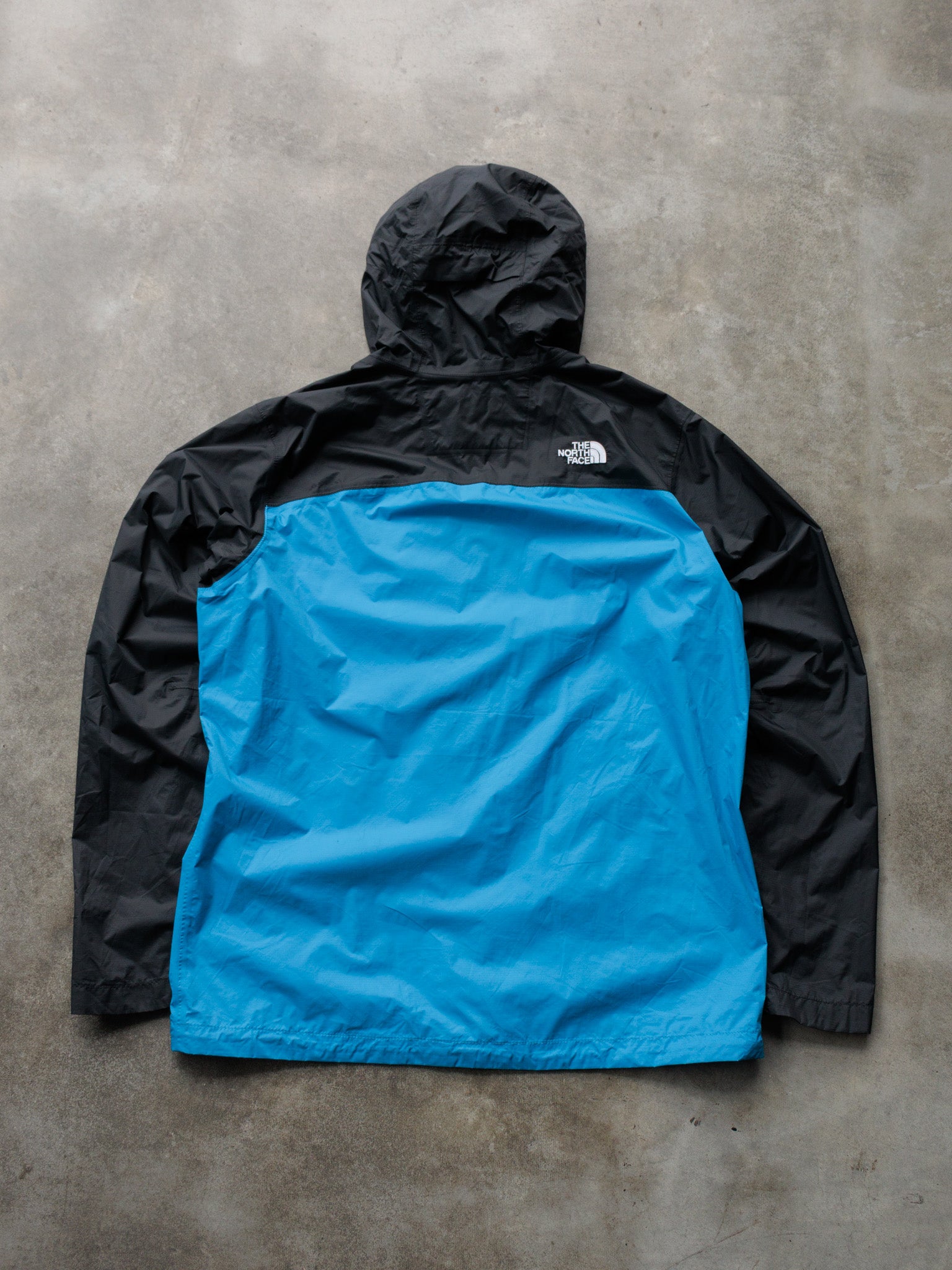 Vintage Black & Blue The North Face Jacket (L)