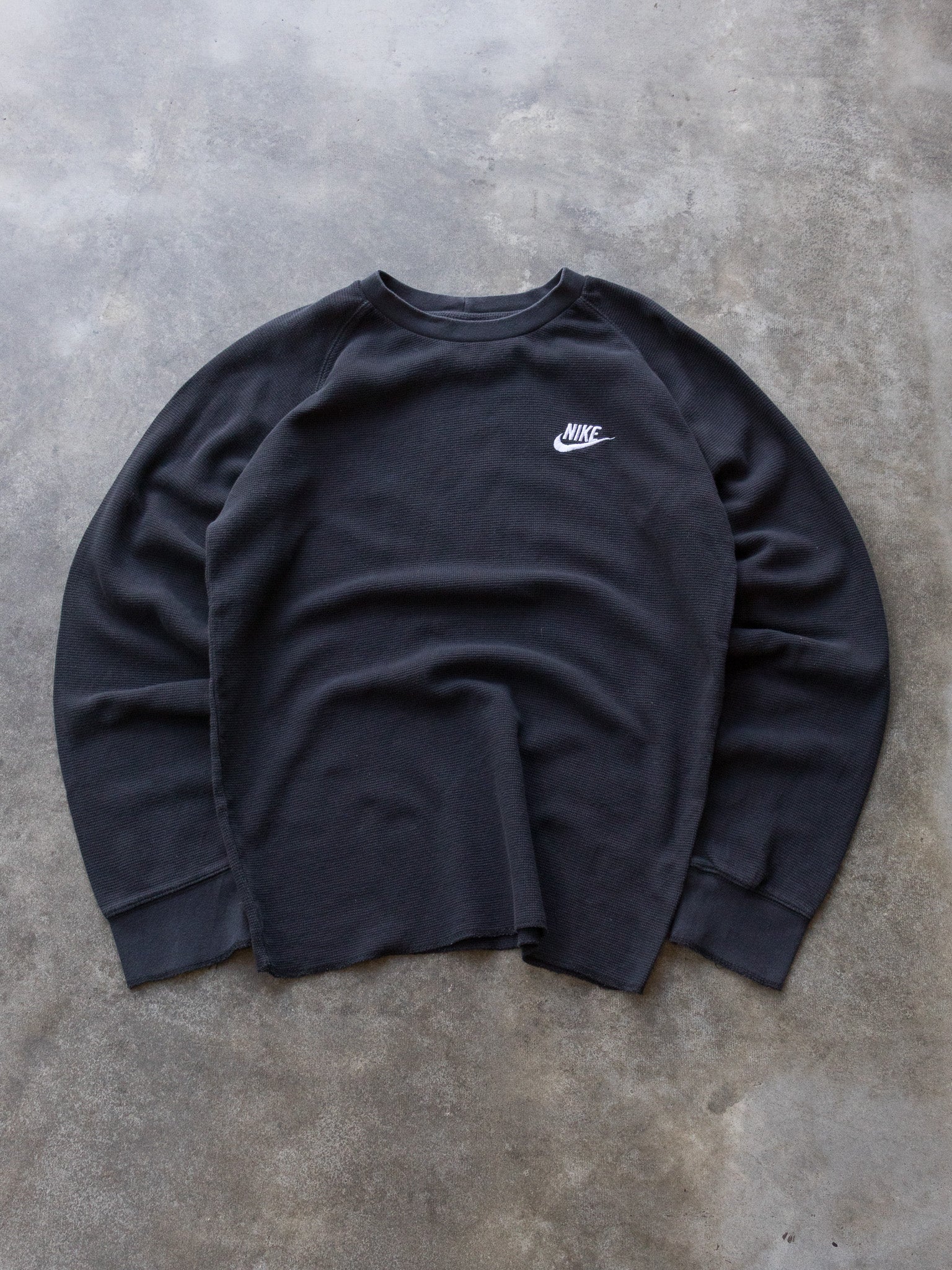 Vintage 00s Nike Waffle Knit Long Sleeve (L)