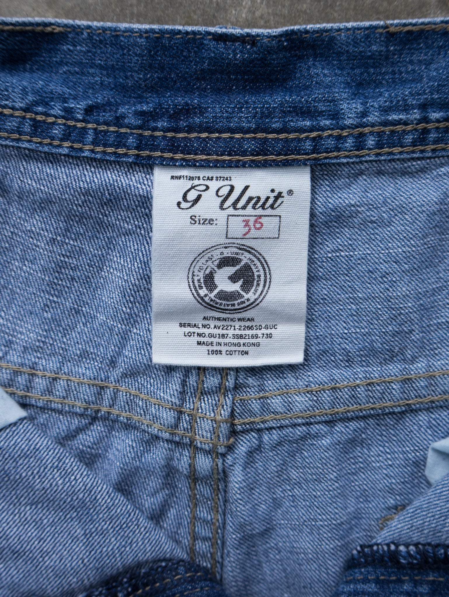 Vintage Y2K G-Unit Denim Jorts (W36)