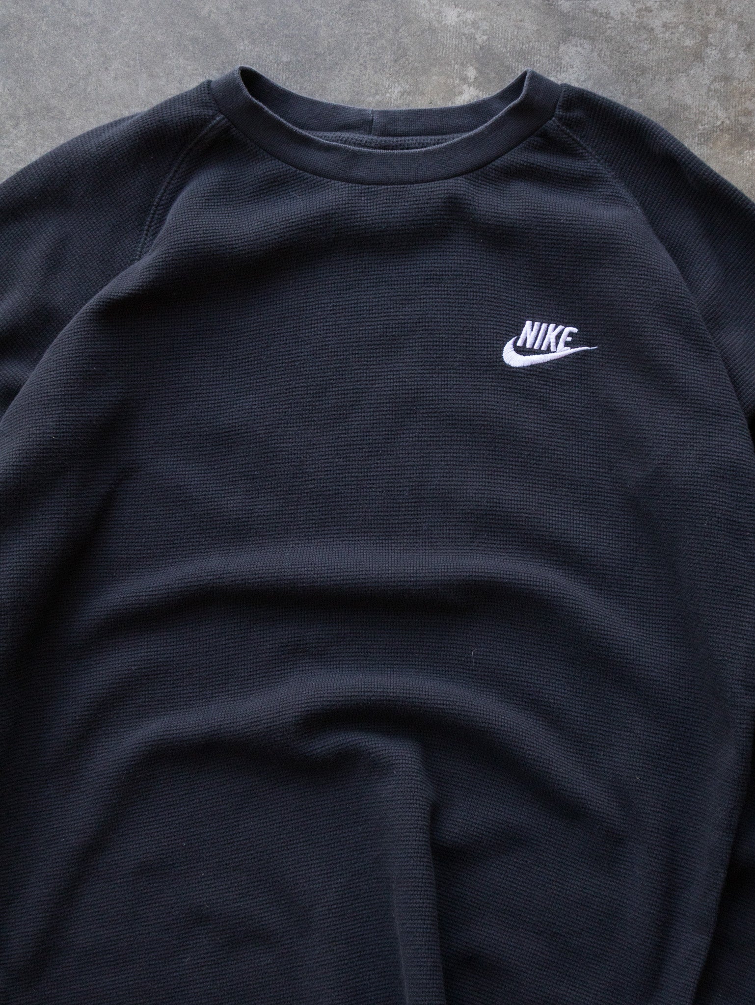 Vintage 00s Nike Waffle Knit Long Sleeve (L)