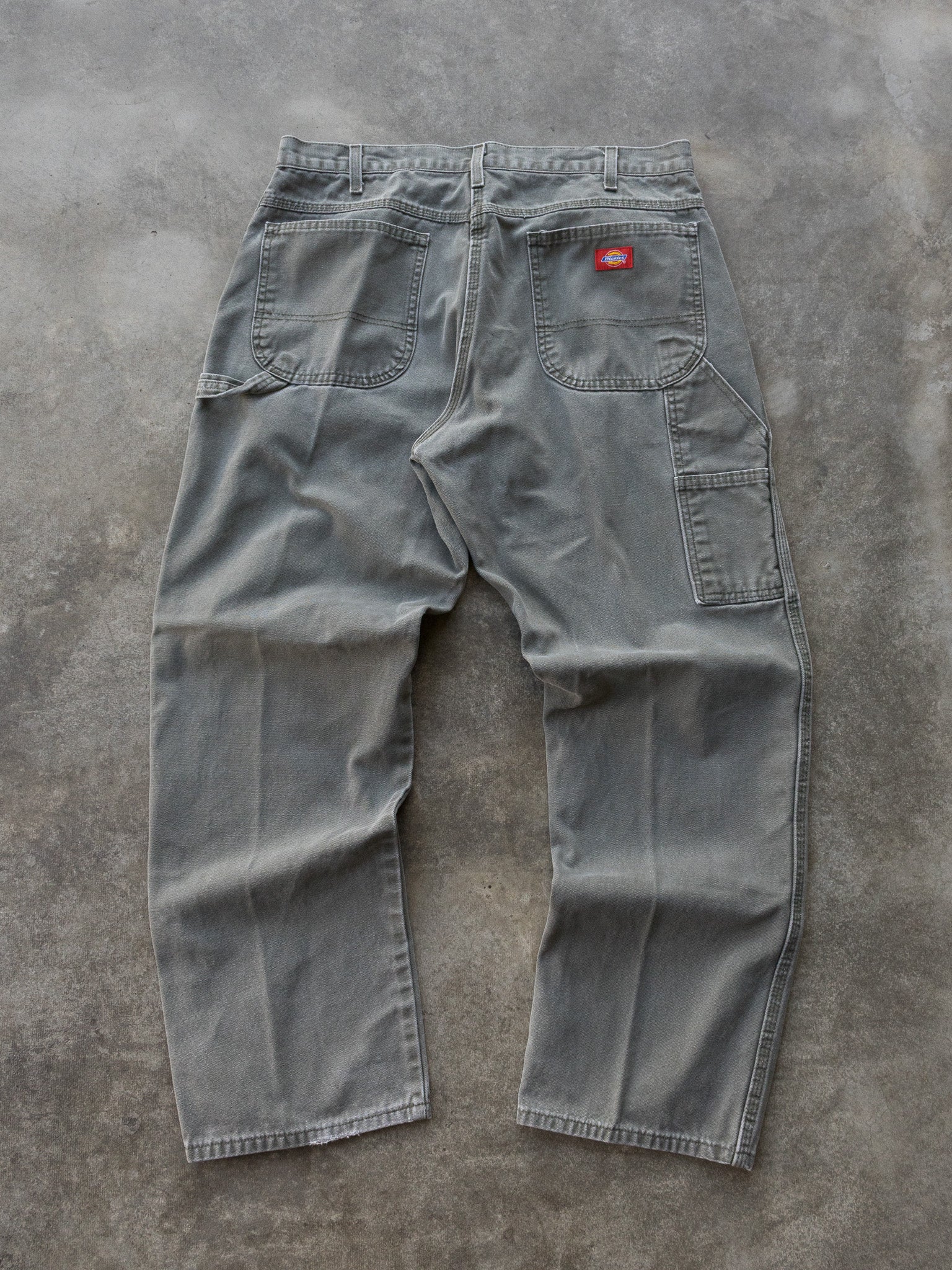 Vintage 00s Moss Green Dickies Carpenter Pants (W36)