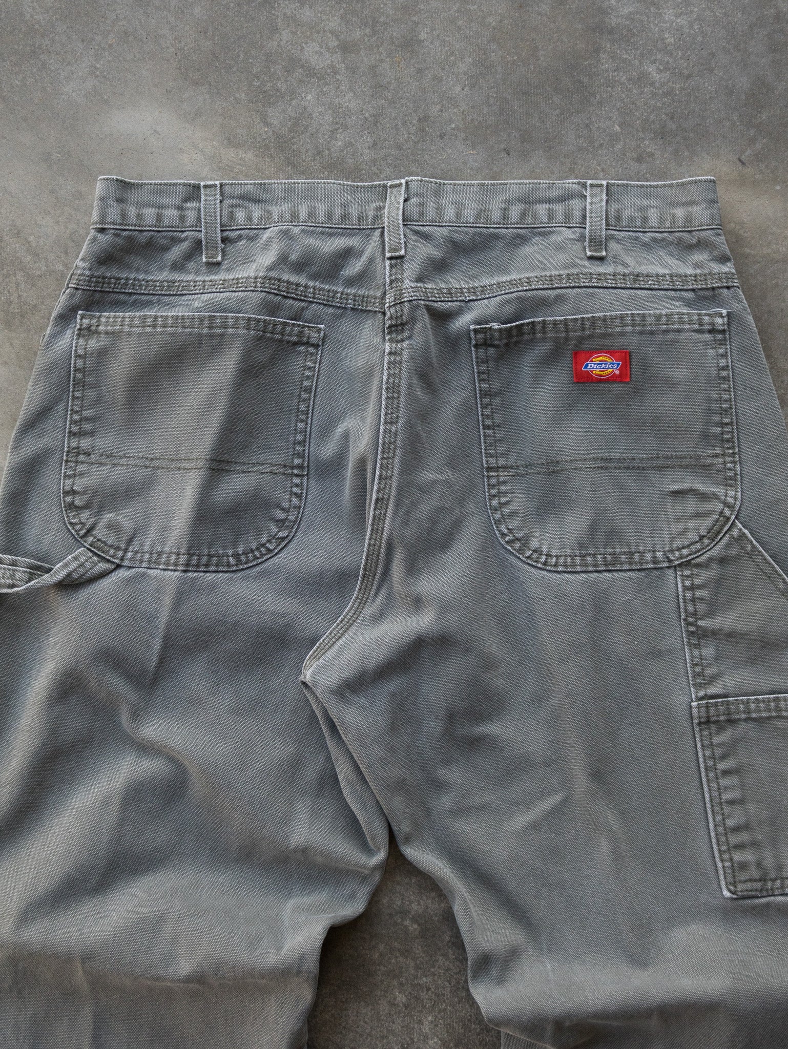 Vintage 00s Moss Green Dickies Carpenter Pants (W36)