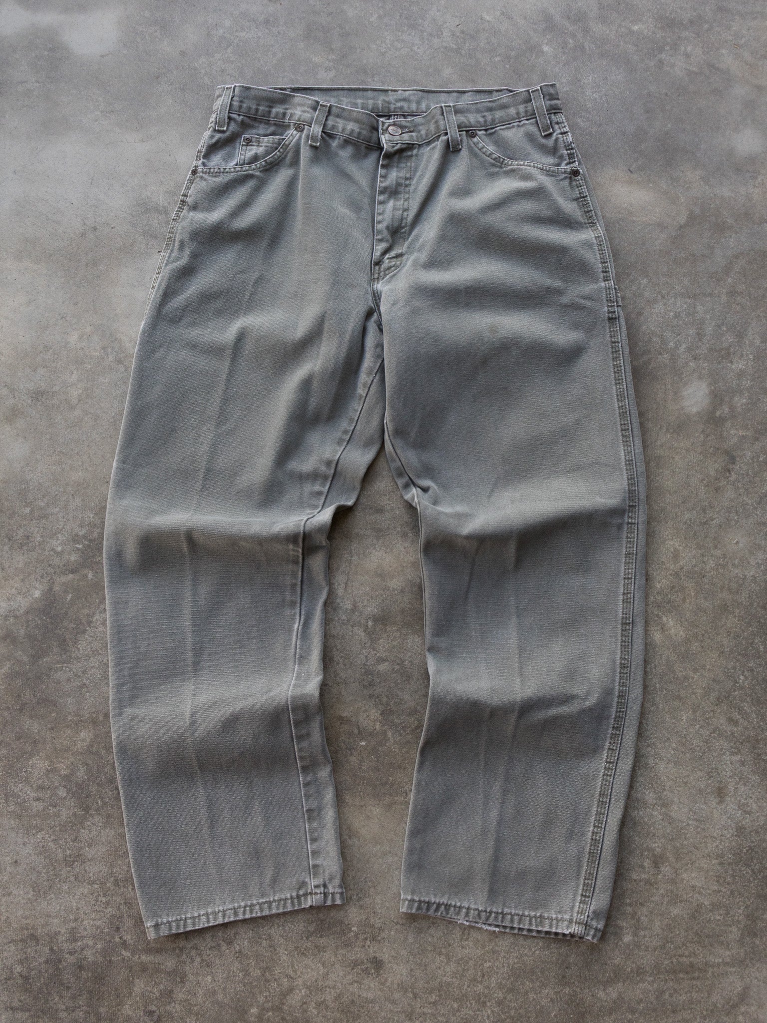 Vintage 00s Moss Green Dickies Carpenter Pants (W36)