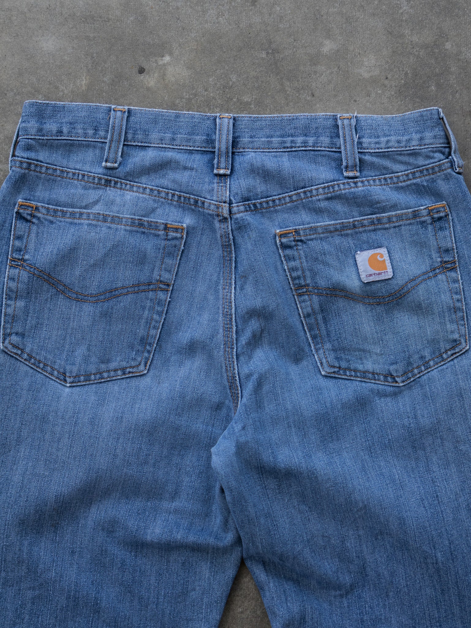 Vintage Blue Carhartt Jeans (W34)