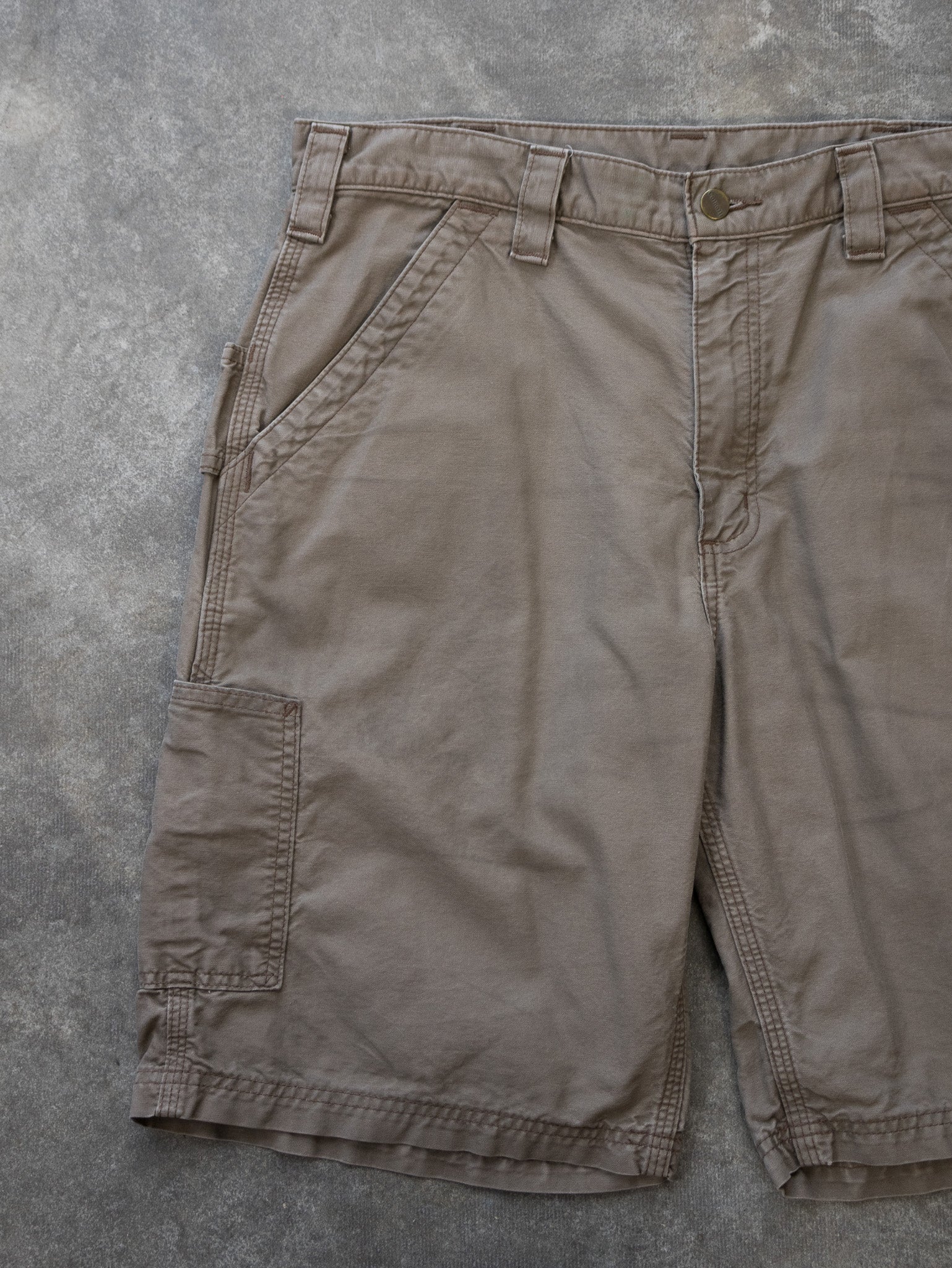 Vintage Brown Carhartt Work Shorts (W34)