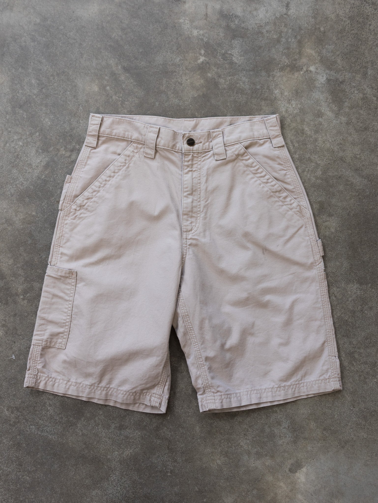 Vintage Tan Carhartt Work Shorts (W30)