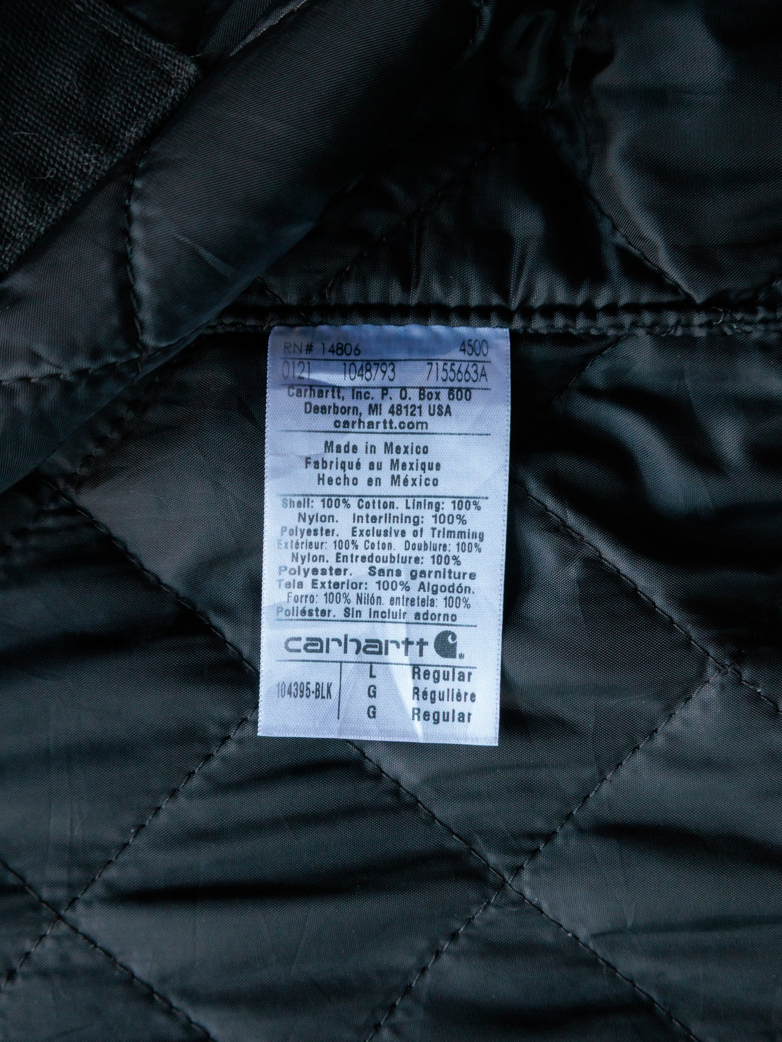 Vintage Black Carhartt Vest (L)