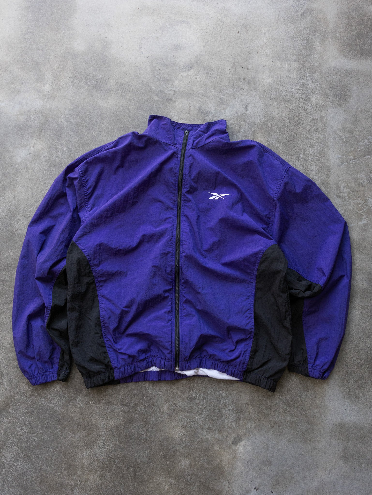 Vintage 00s Purple Reebok Track Jacket (XL)