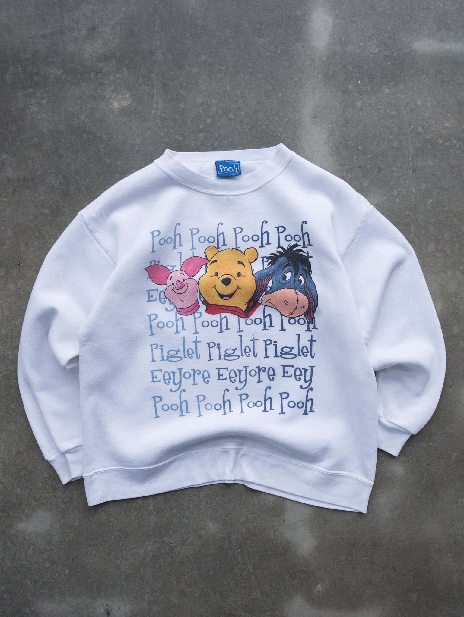 Vintage Pooh, Piglet & Eeyore Sweatshirt (S)