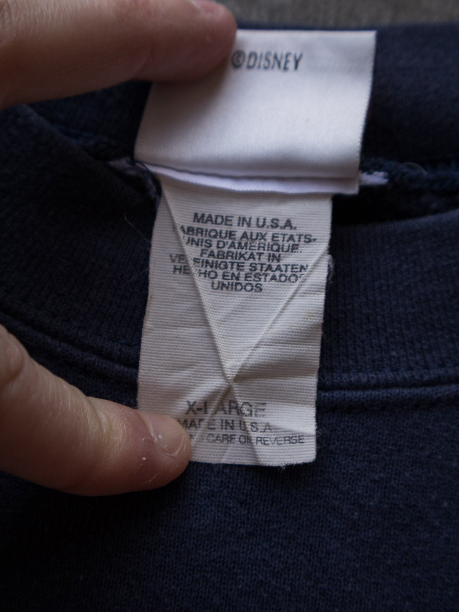 Vintage 90s Navy Tigger & Eeyore Sweatshirt (XL)