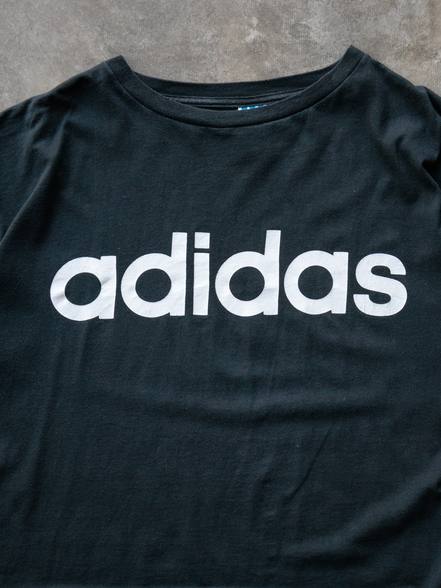 Vintage 90s Black Adidas Tee (XL)