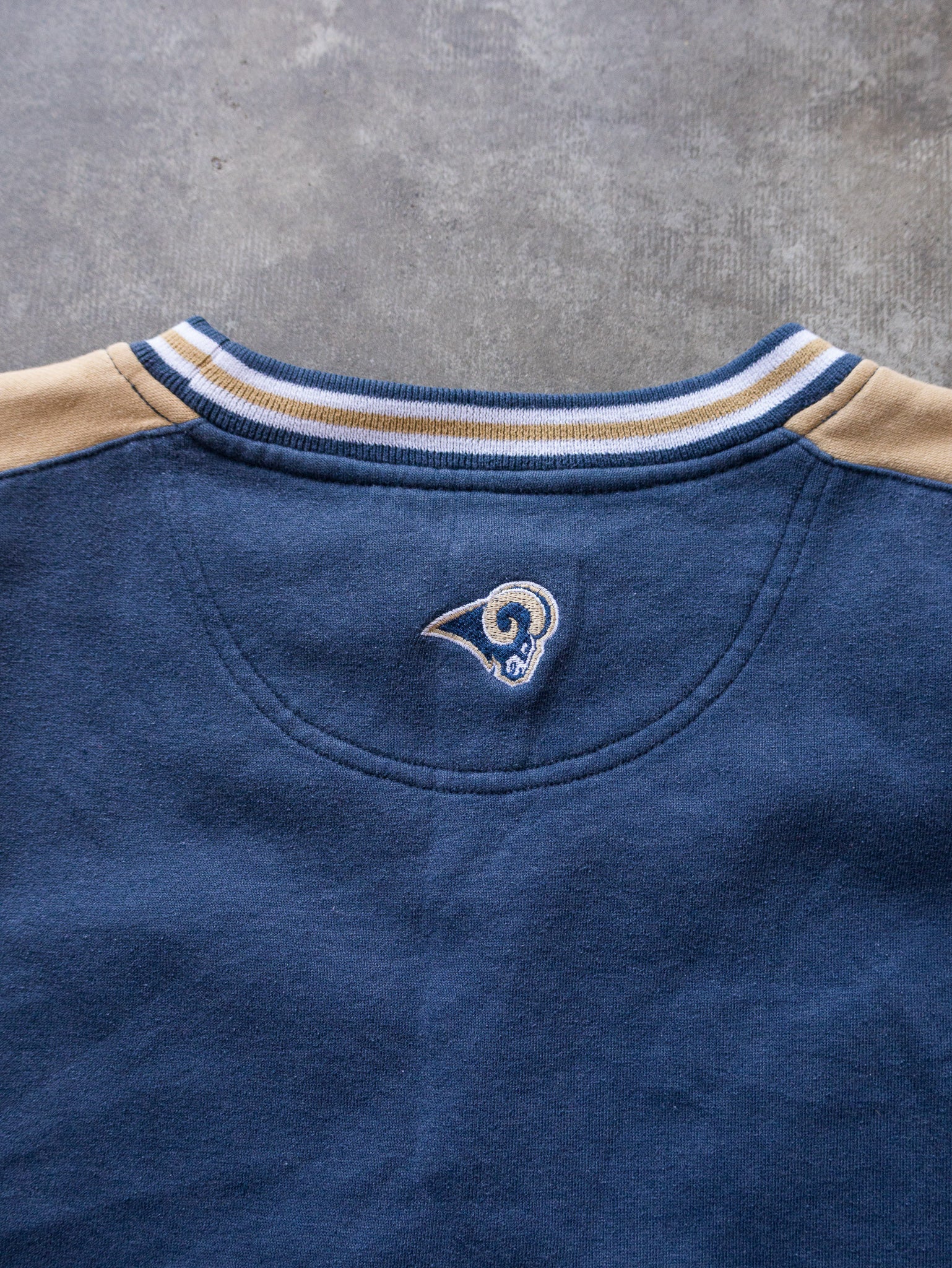 Vintage Navy St. Louis Rams Sweatshirt (XL)