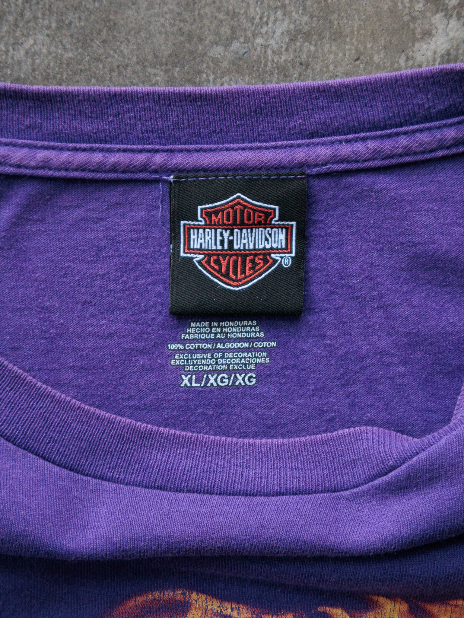 Vintage Purple Harley-Davidson Twin Cities Tee (XL)