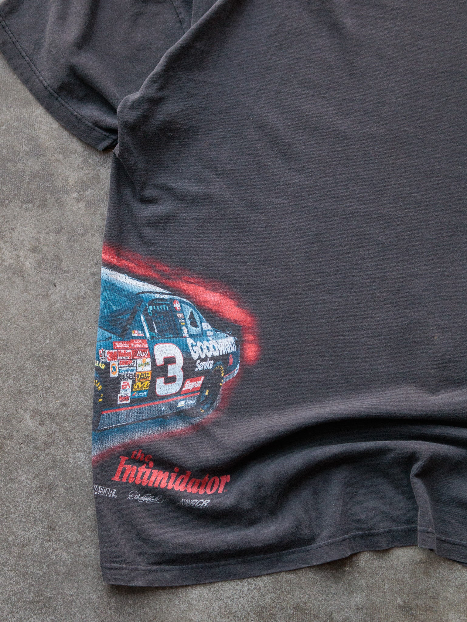 Vintage Black NASCAR Dale Earnhardt Tee (XL)