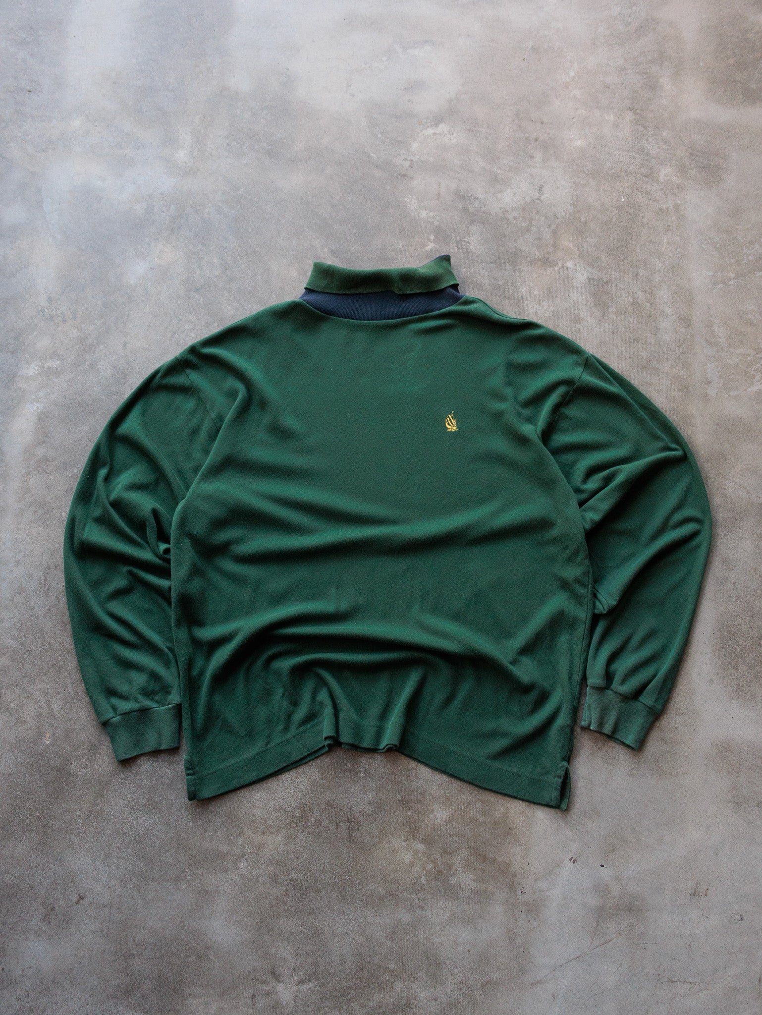 Vintage 90s Green Nautica Long Sleeve (XL)