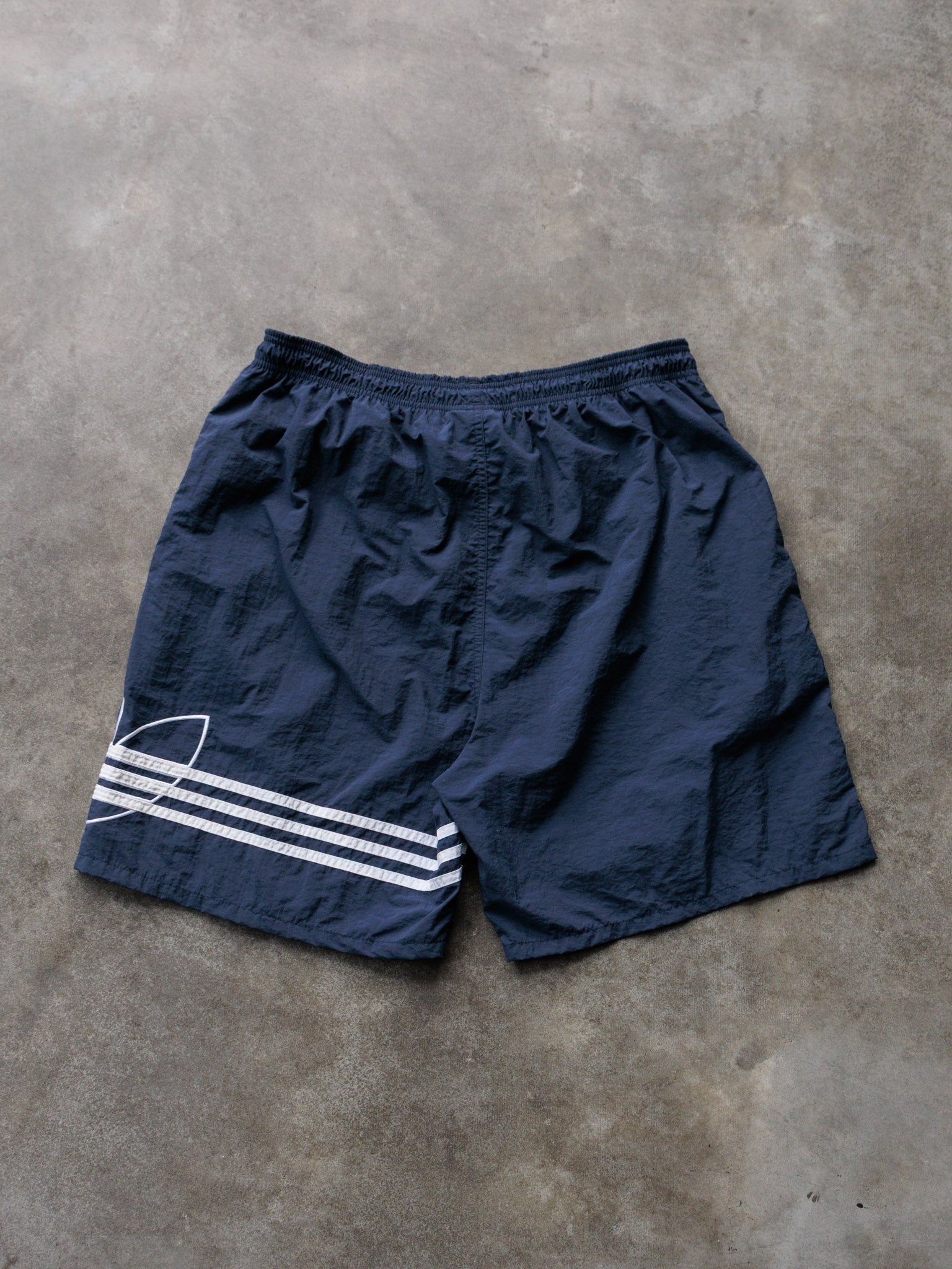 Vintage 90s Navy Adidas Shorts (XL)