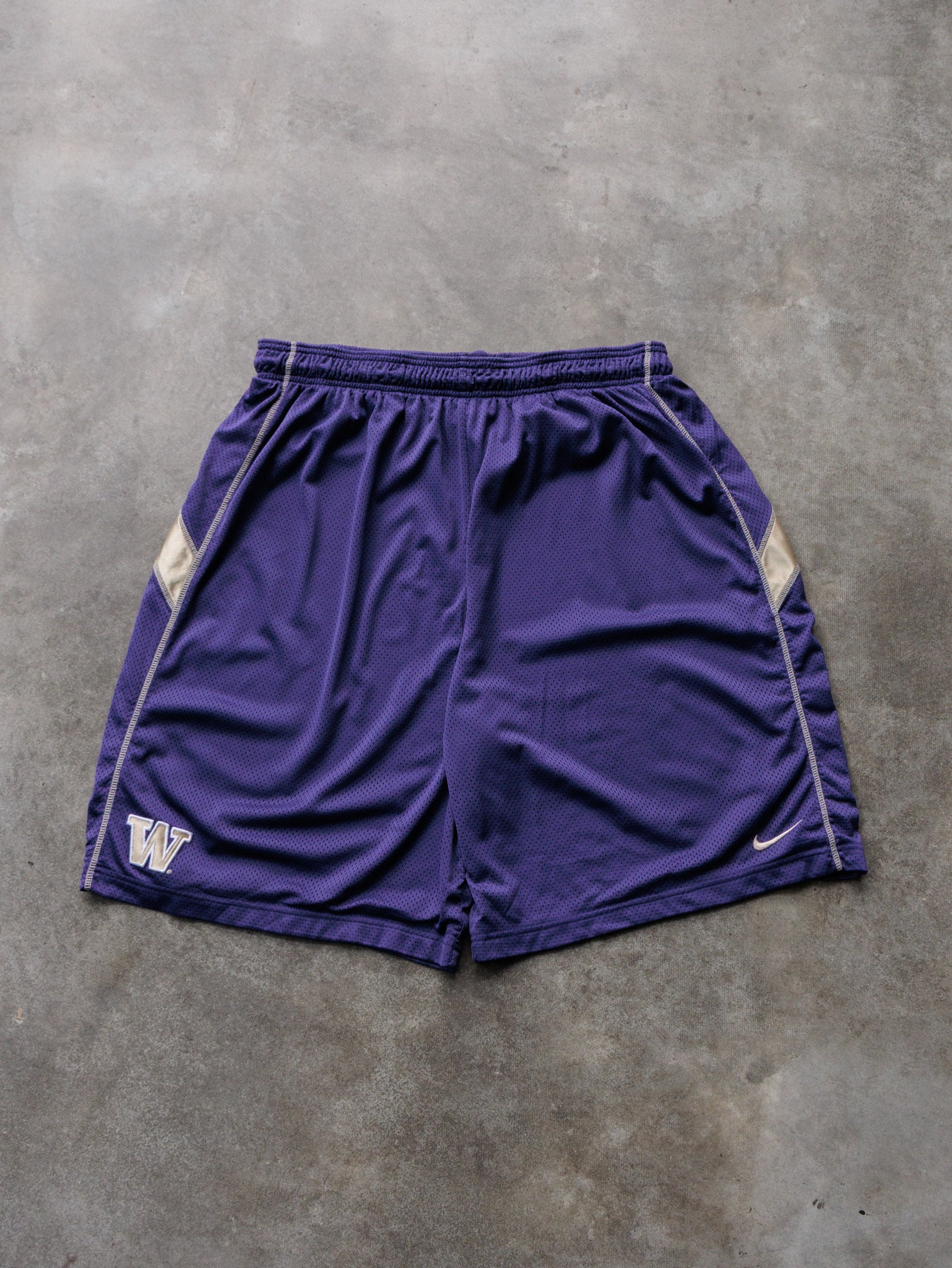 Vintage 00s Purple Nike Washington Huskies Basketball Shorts (2XL)