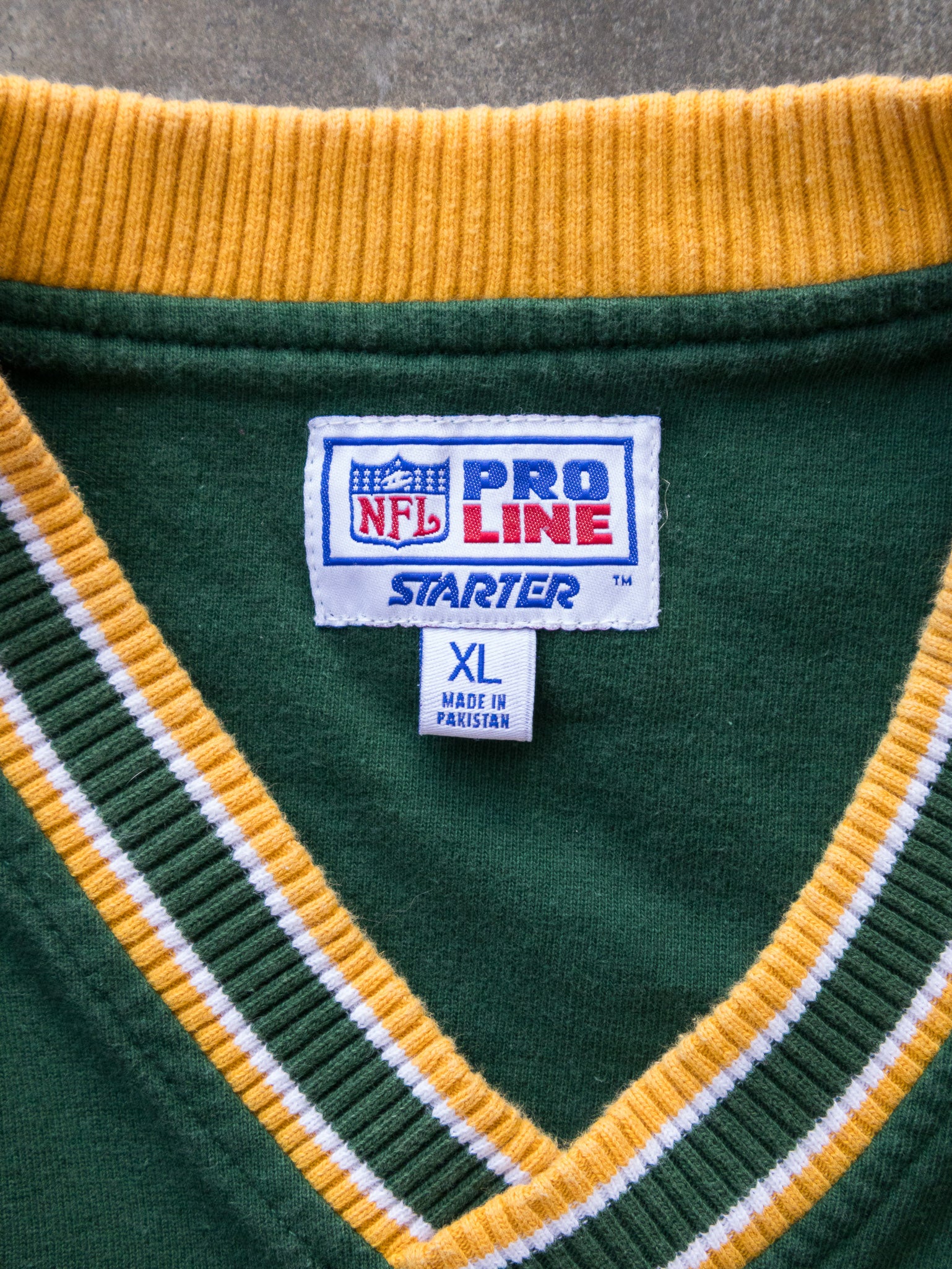 Vintage 90s Pro Line Starter Green Bay Packers Vest (XL)